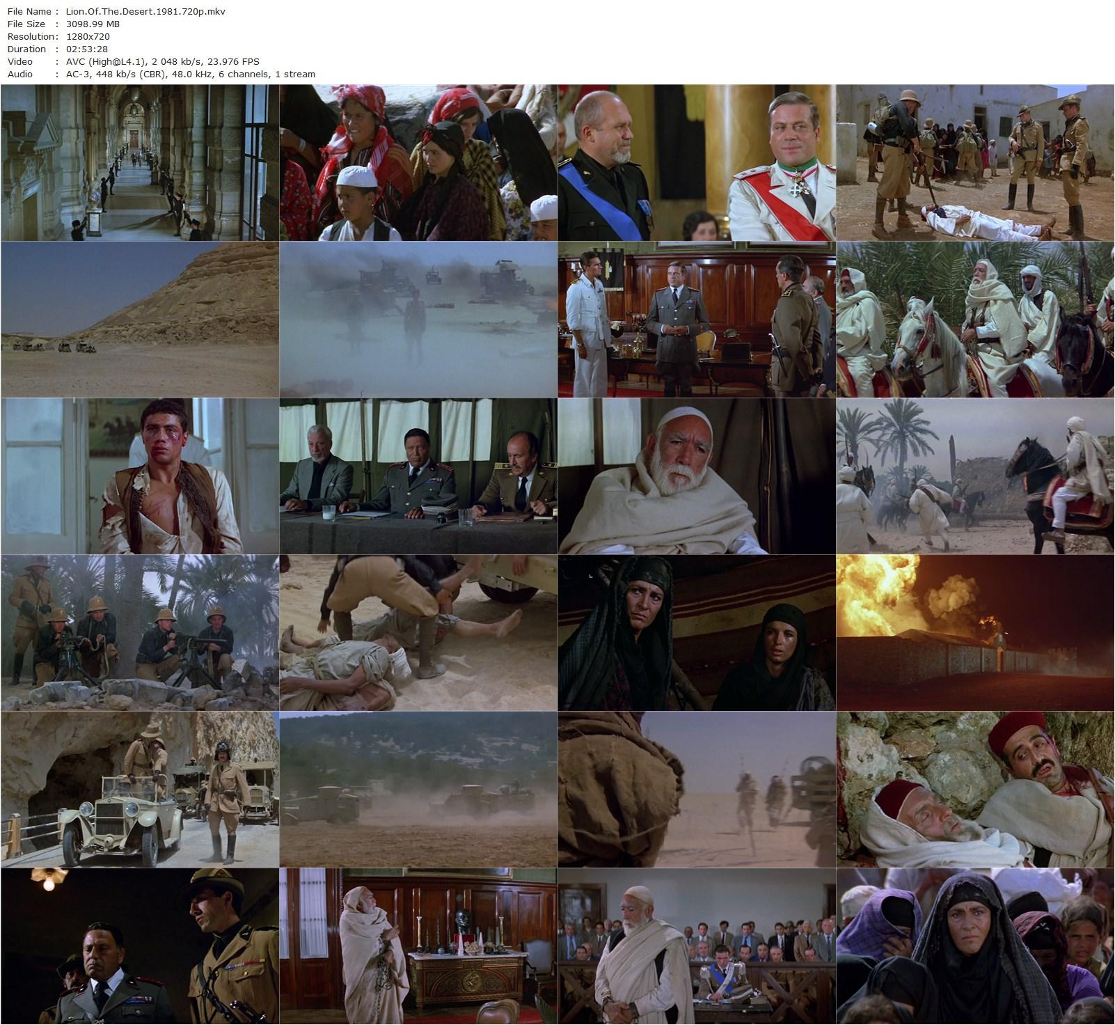 Lion of the Desert (1980) Moustapha Akkad-poster