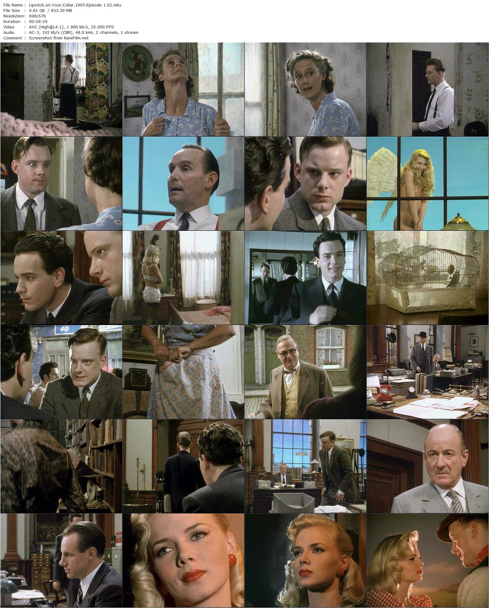 Lipstick on Your Collar (1993) Renny Rye, Giles Thomas, Ewan McGregor, Louise Germaine-poster