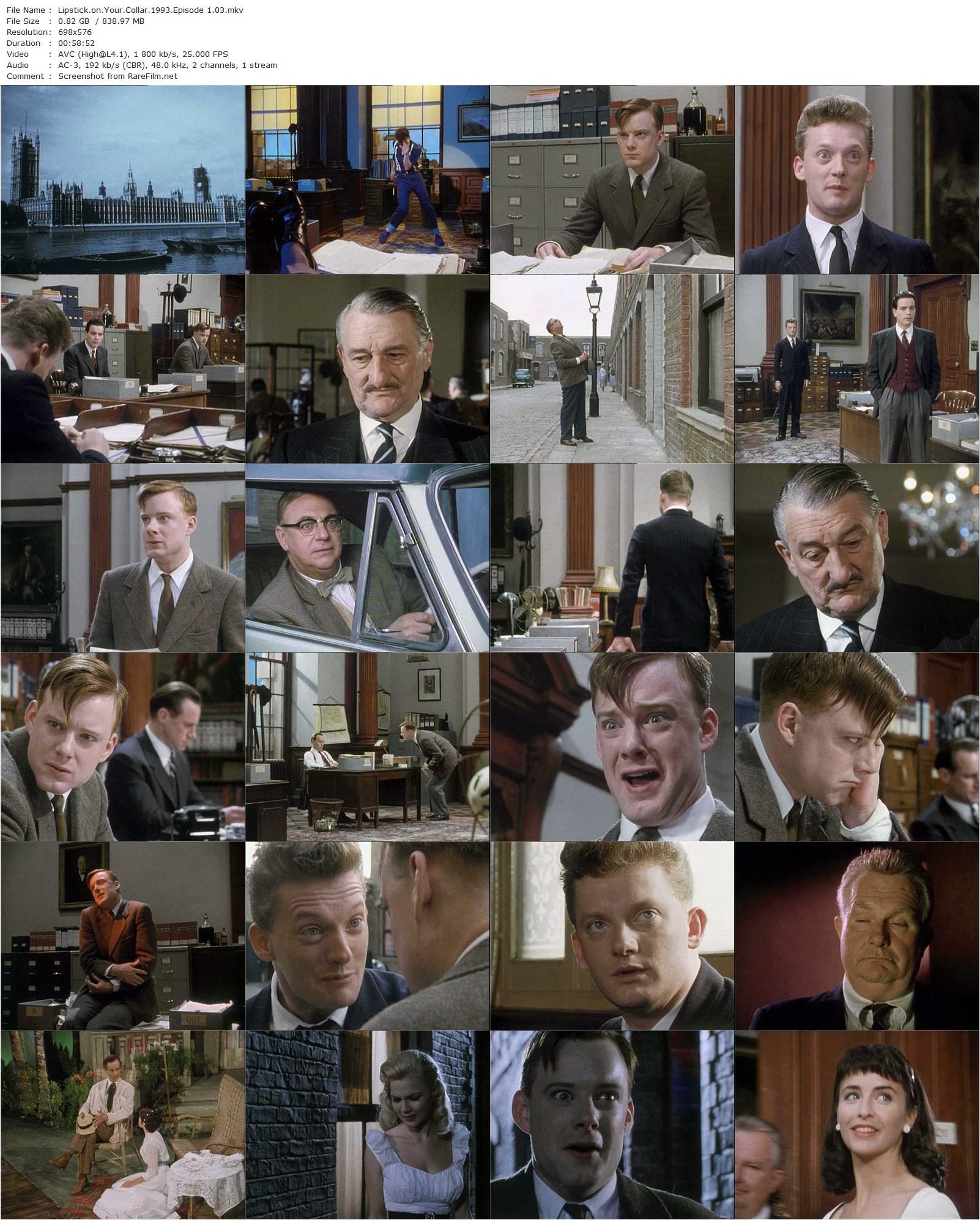 Lipstick on Your Collar (1993) Renny Rye, Giles Thomas, Ewan McGregor, Louise Germaine-poster