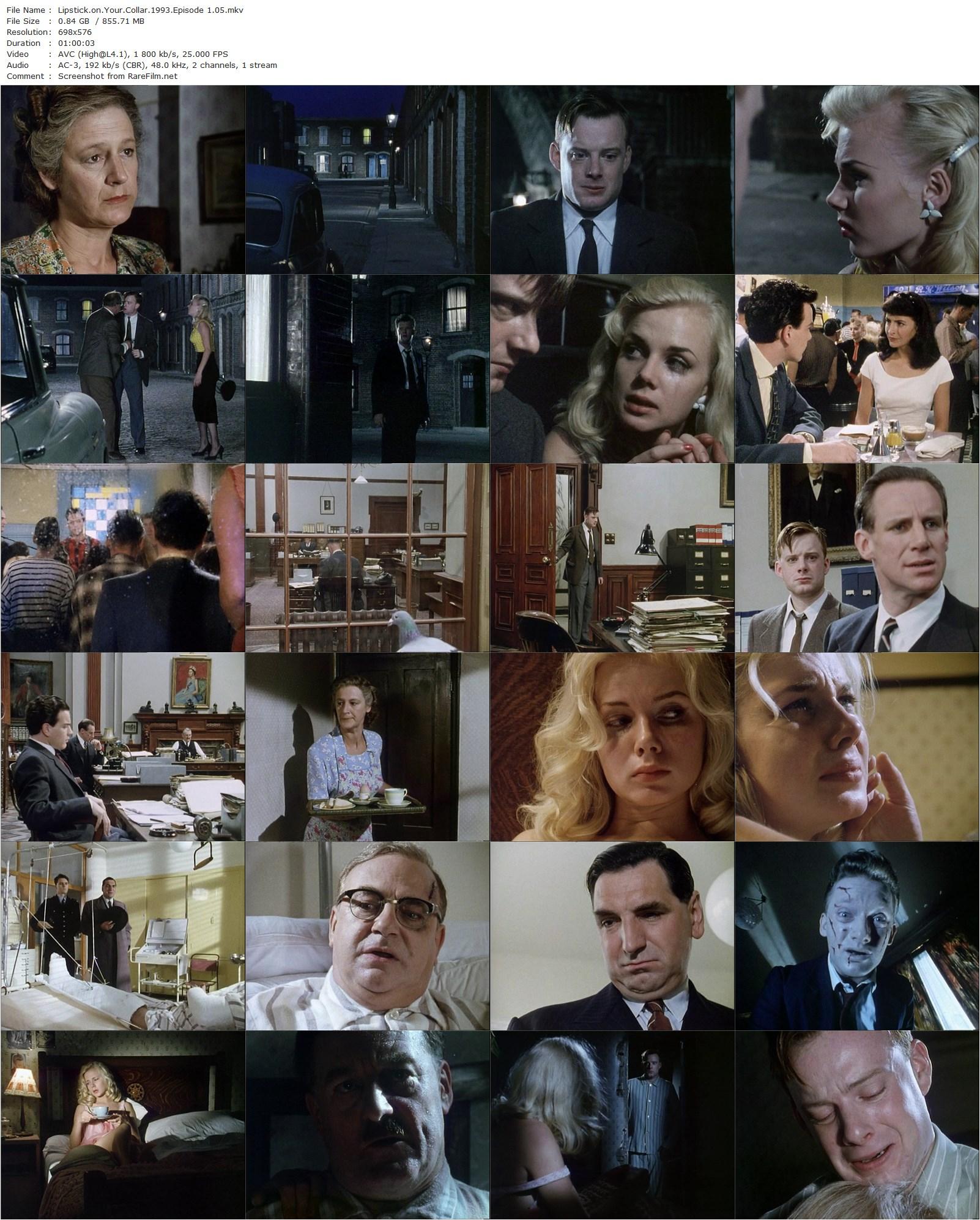 Lipstick on Your Collar (1993) Renny Rye, Giles Thomas, Ewan McGregor, Louise Germaine-poster