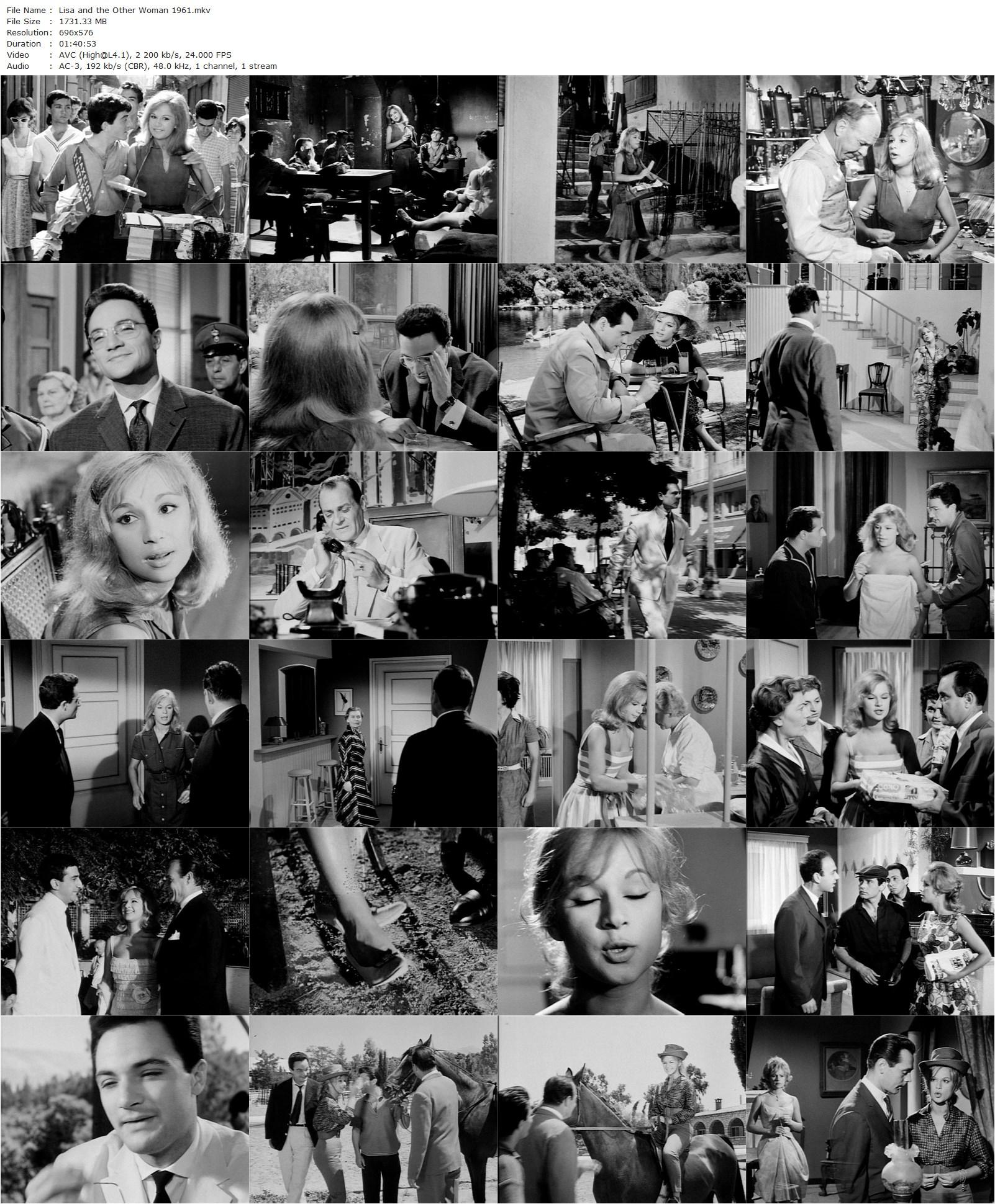 Lisa and the Other Woman AKA I Liza kai i alli (1961) Dinos Dimopoulos, Aliki Vougiouklaki, Labros Konstadaras, Thanasis Vengos-poster