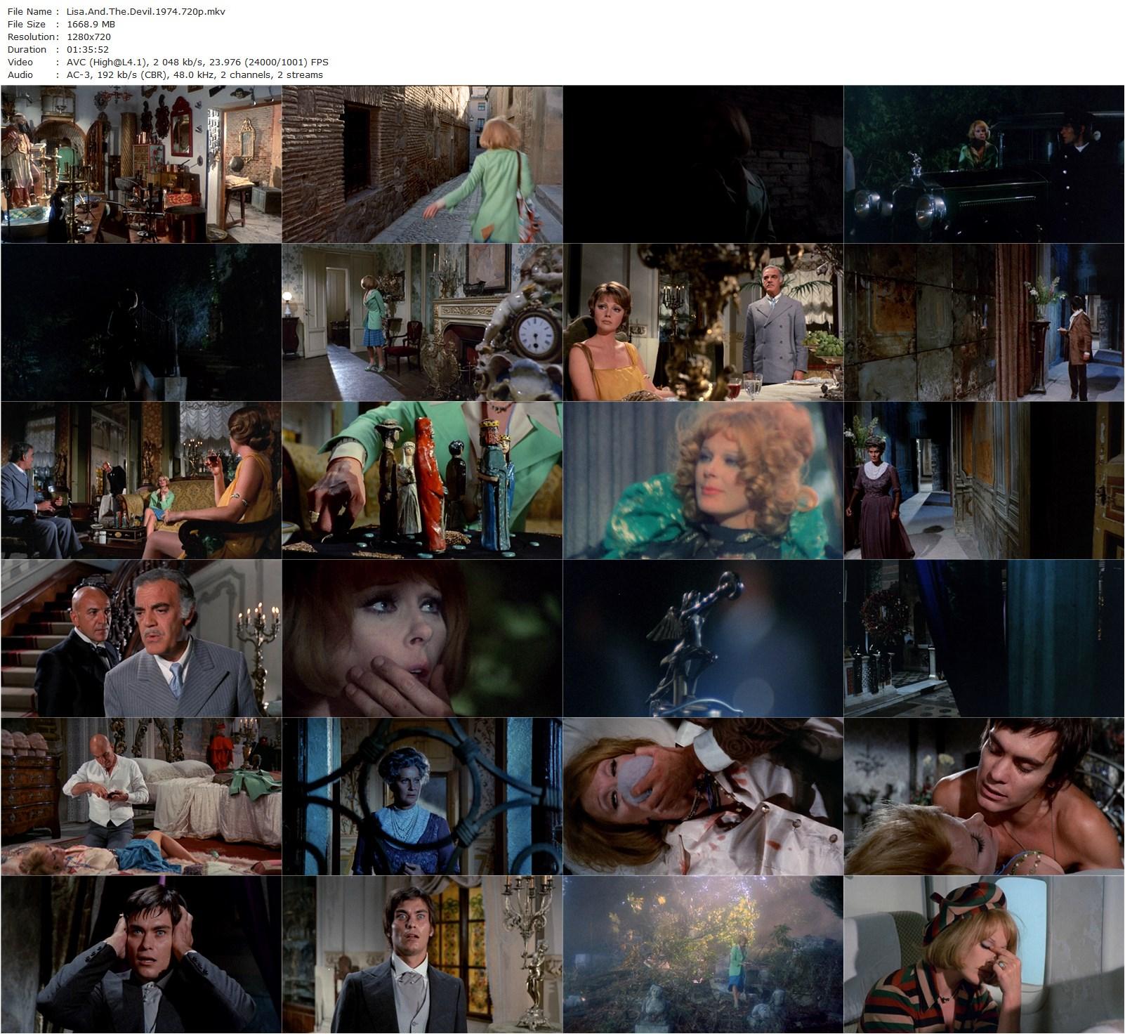 Lisa and the Devil AKA Lisa et le Diable (1973) Mario Bava, Telly Savalas, Elke Sommer, Sylva Koscina-poster