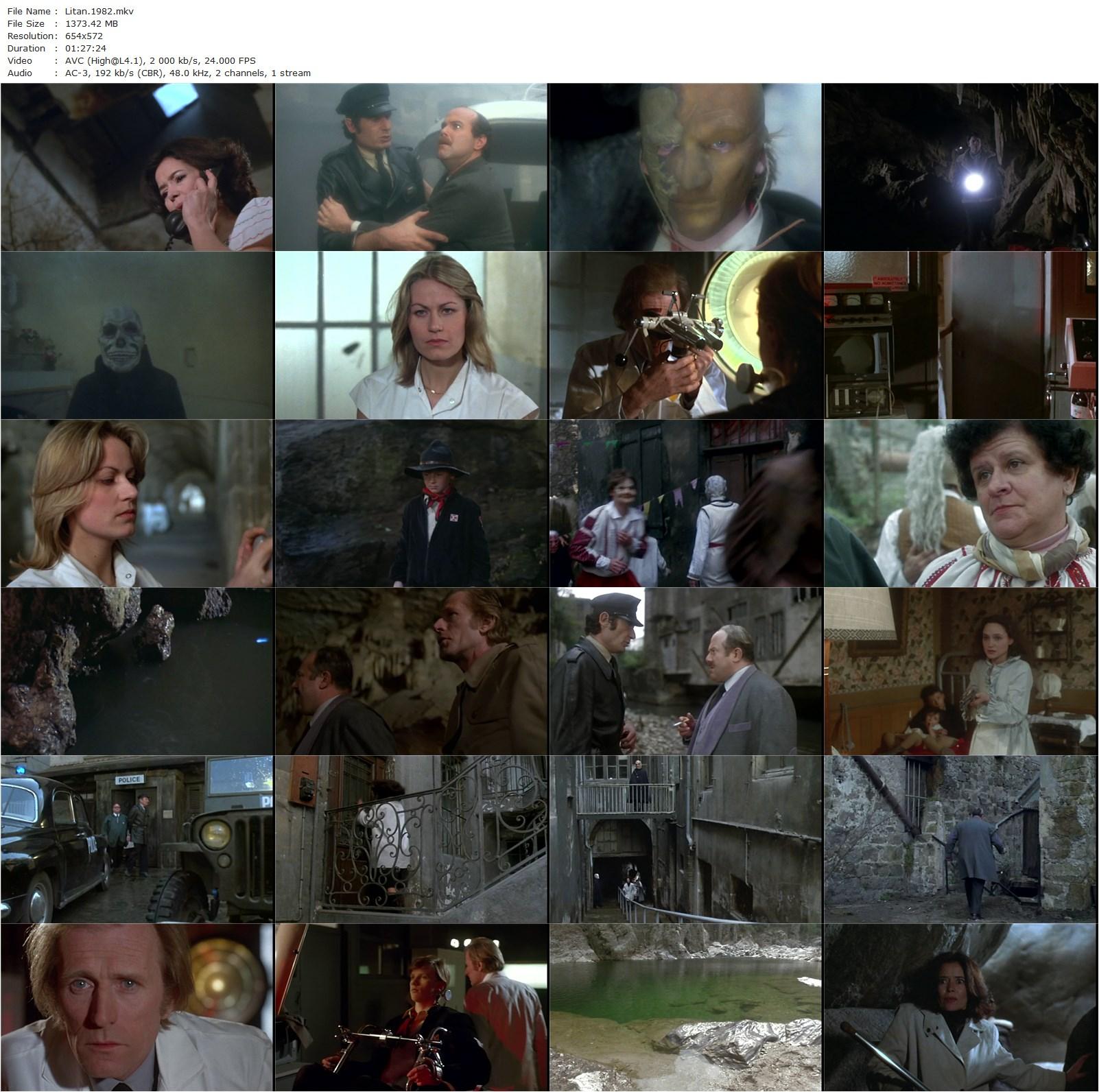 Litan (1982) Marie-José Nat, Jean-Pierre Mocky, Nino Ferrer-poster