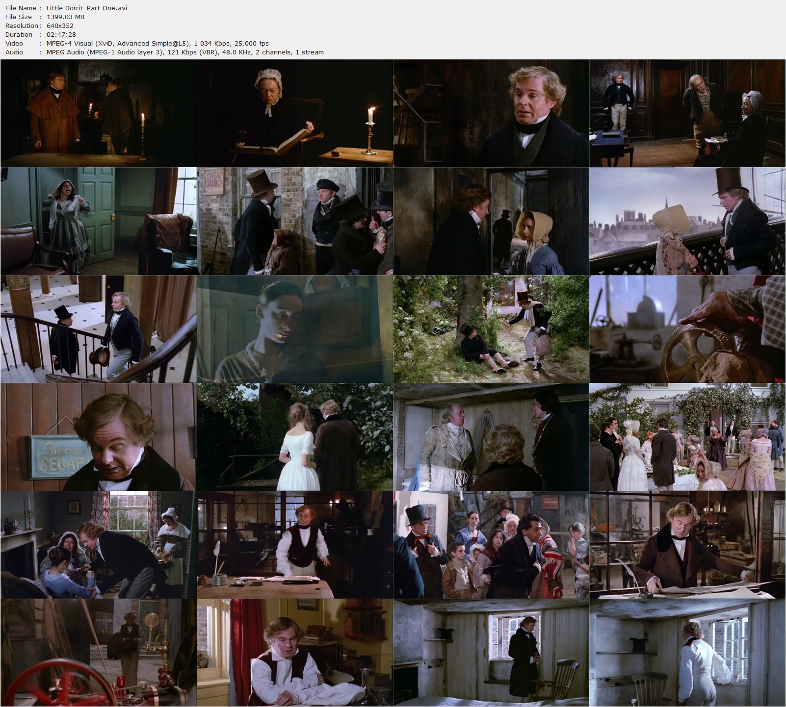 Little Dorrit (1987) Christine Edzard, Derek Jacobi, Alec Guinness, Joan Greenwood-poster