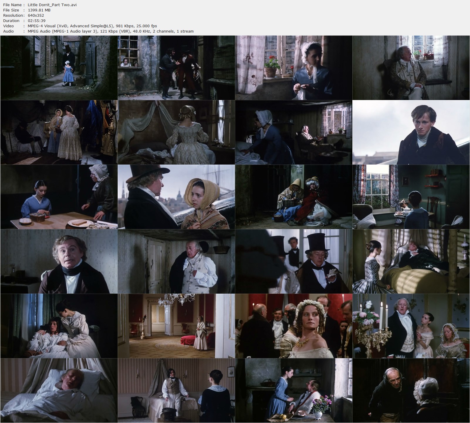 Little Dorrit (1987) Christine Edzard, Derek Jacobi, Alec Guinness, Joan Greenwood-poster