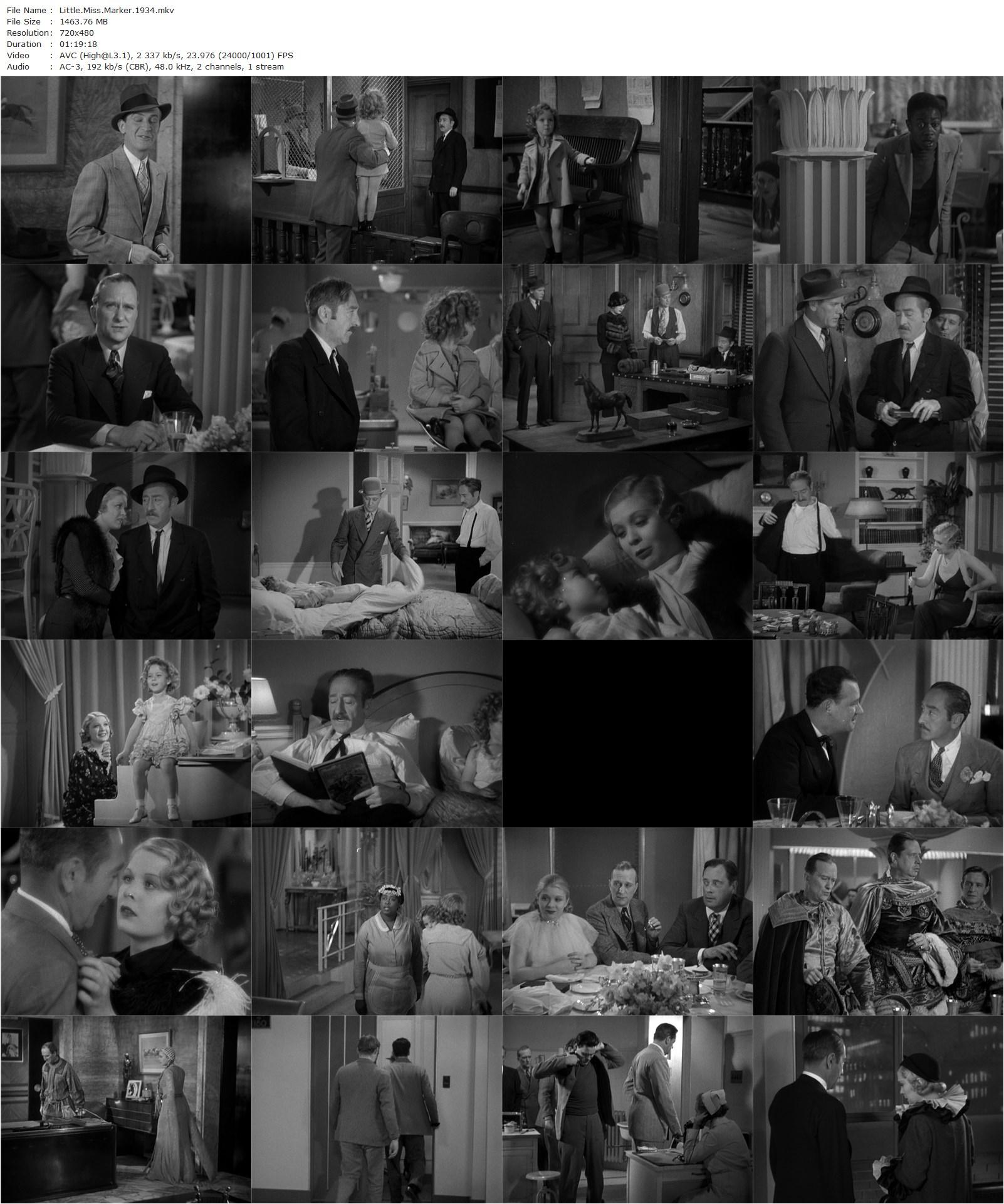Little Miss Marker (1934) Alexander Hall, Adolphe Menjou, Dorothy Dell, Charles Bickford-poster
