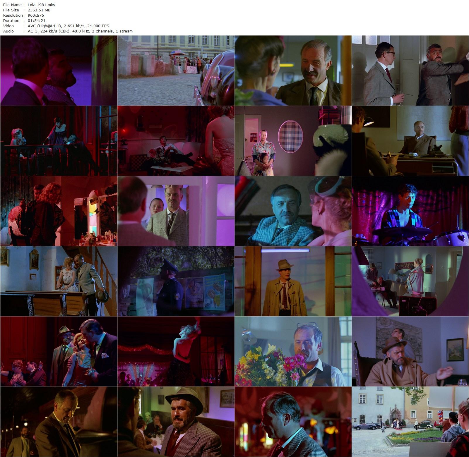 Lola (1981) Rainer Werner Fassbinder, Barbara Sukowa, Armin Mueller-Stahl, Mario Adorf-poster