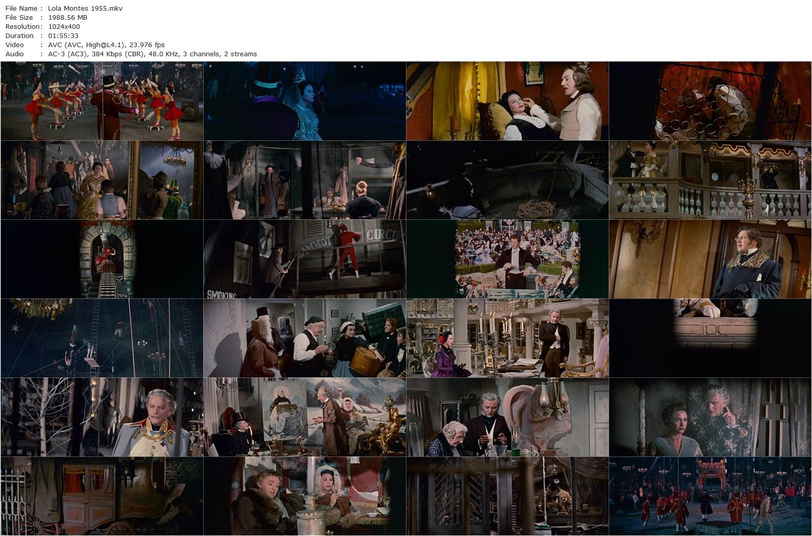 Lola Montès (1955) Max Ophüls, Martine Carol, Peter Ustinov, Anton Walbrook-poster