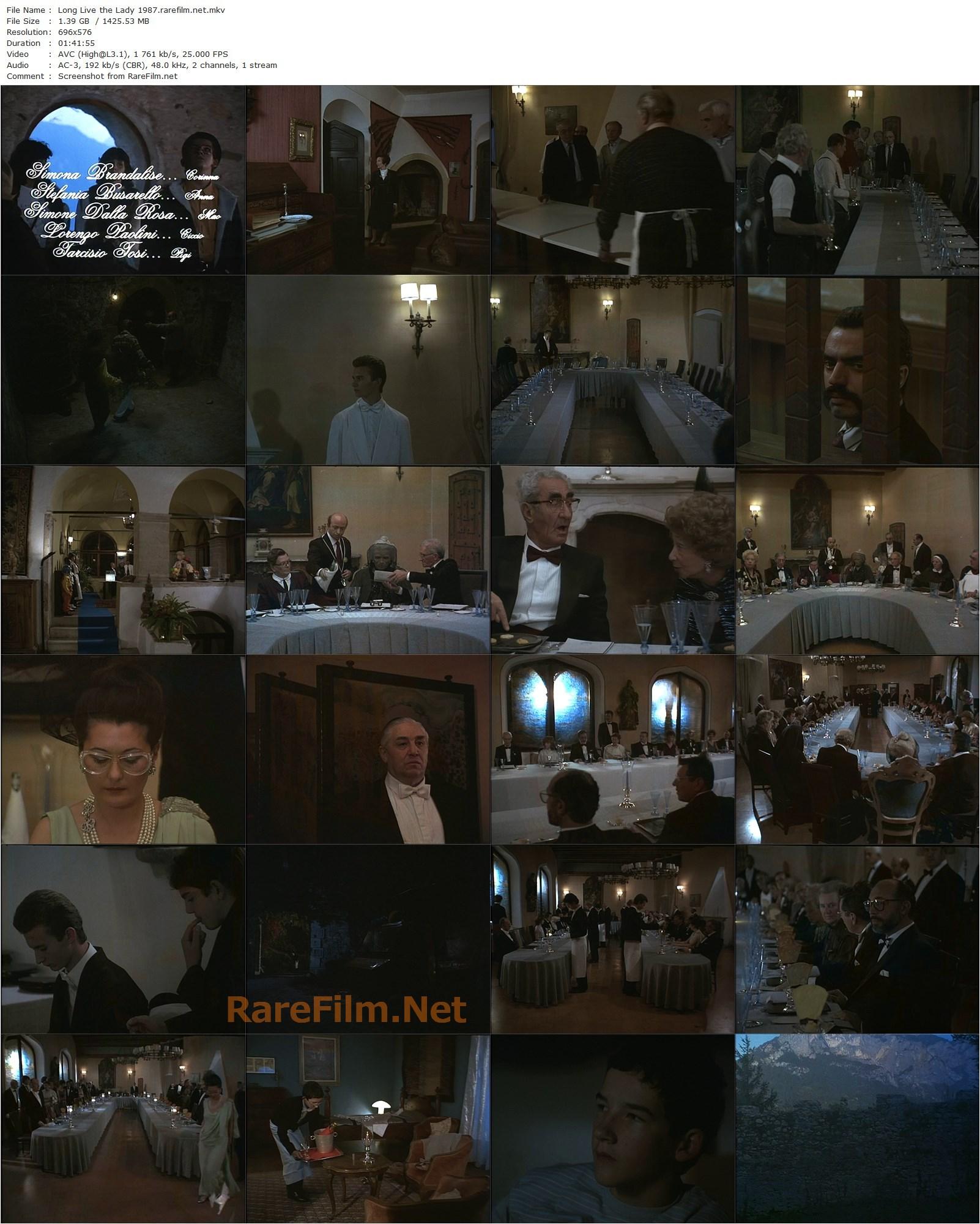 Long Live the Lady! / Lunga vita alla signora! (1987) Ermanno Olmi, Marco Esposito, Simona Brandalise, Stafania Busarello-poster