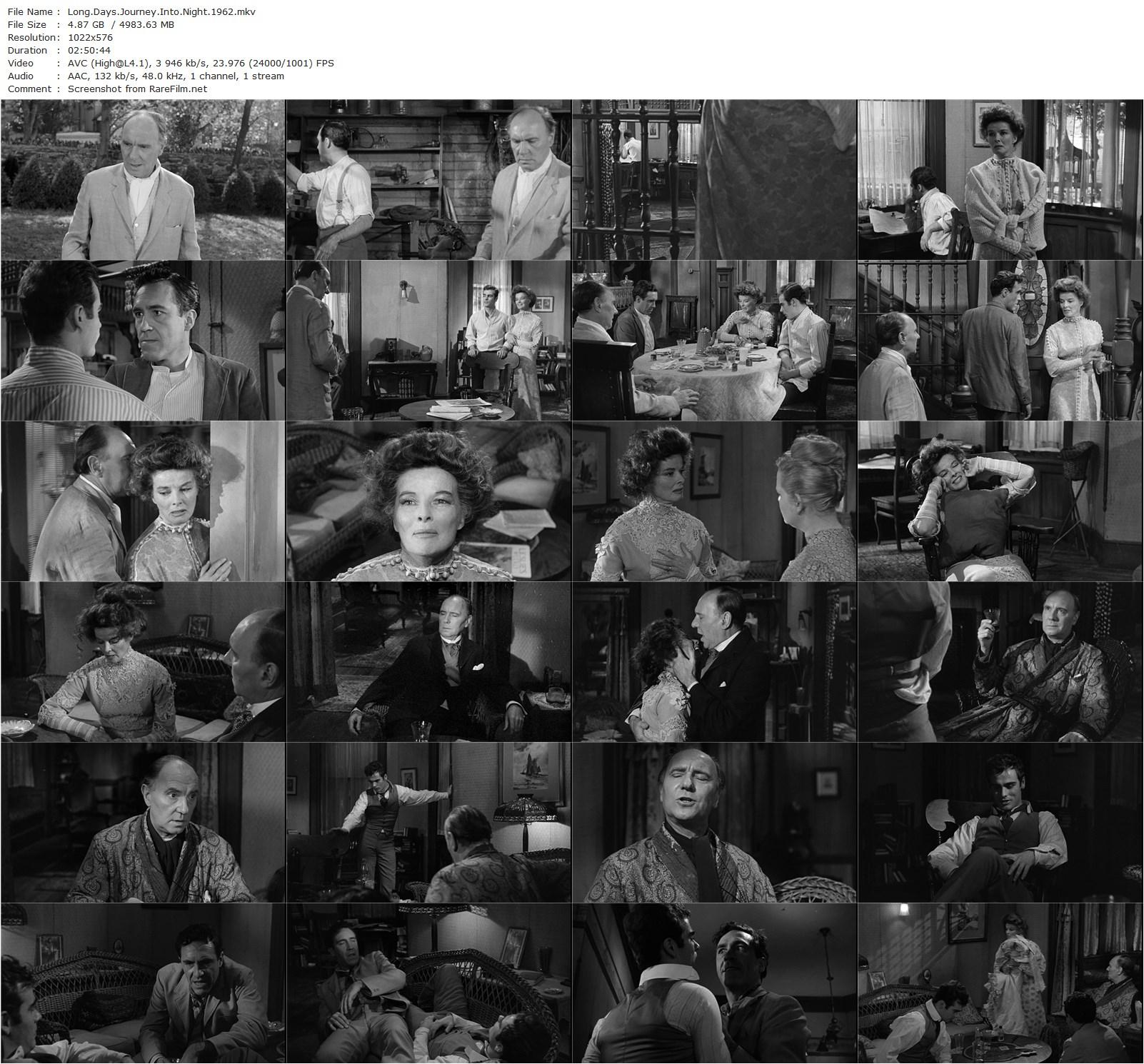 Long Day’s Journey Into Night (1962) Sidney Lumet, Katharine Hepburn, Ralph Richardson, Jason Robards-poster