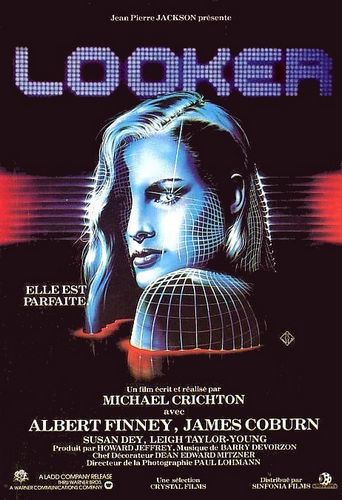 Looker (1981) Michael Crichton, Albert Finney, James Coburn, Susan Dey