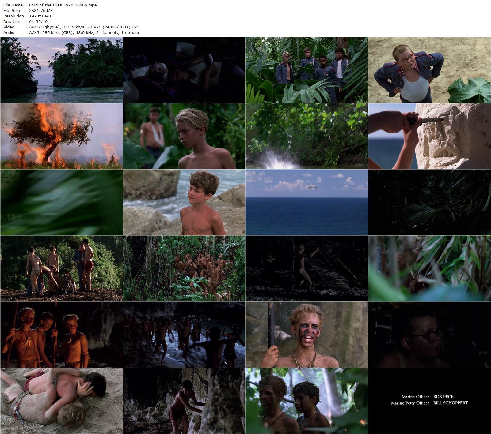 Lord of the Flies (1990) Harry Hook, Balthazar Getty, Chris Furrh, Danuel Pipoly-poster