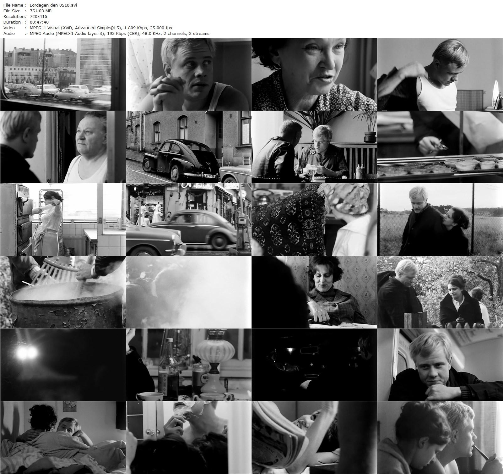 Saturday October 5th AKA Lördagen den 5.10 (1969) Roy Andersson, Stefan Böhm, Curt Ericson, Eric Hansson-poster