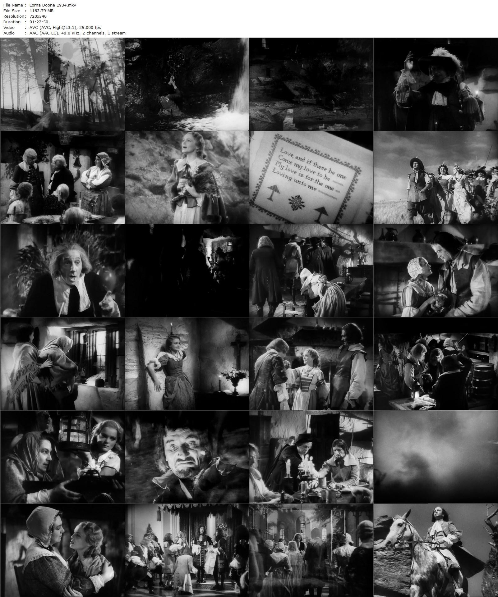 Lorna Doone (1934) Basil Dean, Victoria Hopper, John Loder, Margaret Lockwood-poster