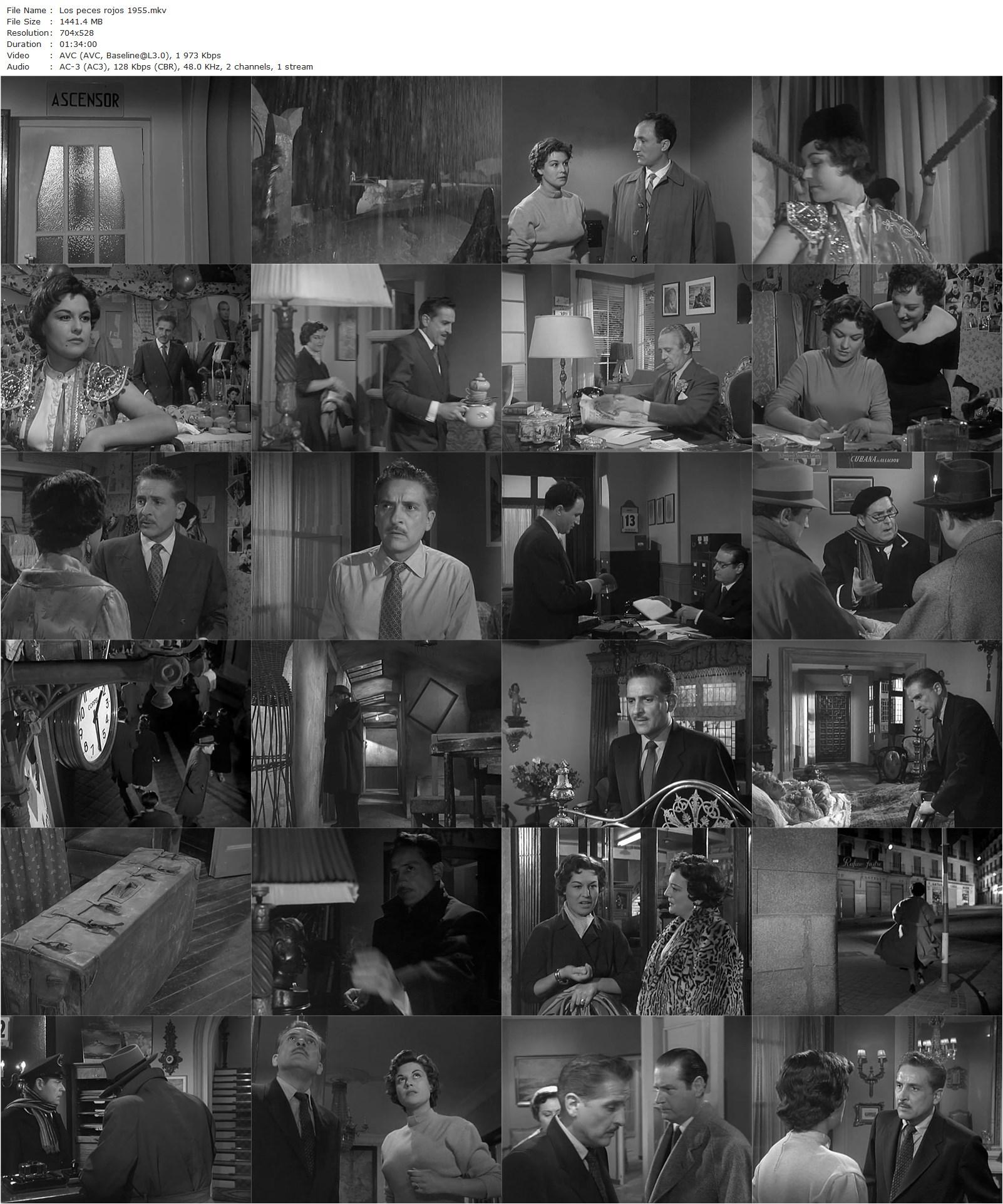 Red Fish / Los peces rojos (1955) José Antonio Nieves Conde, Arturo de Córdova, Emma Penella, Félix Dafauce-poster