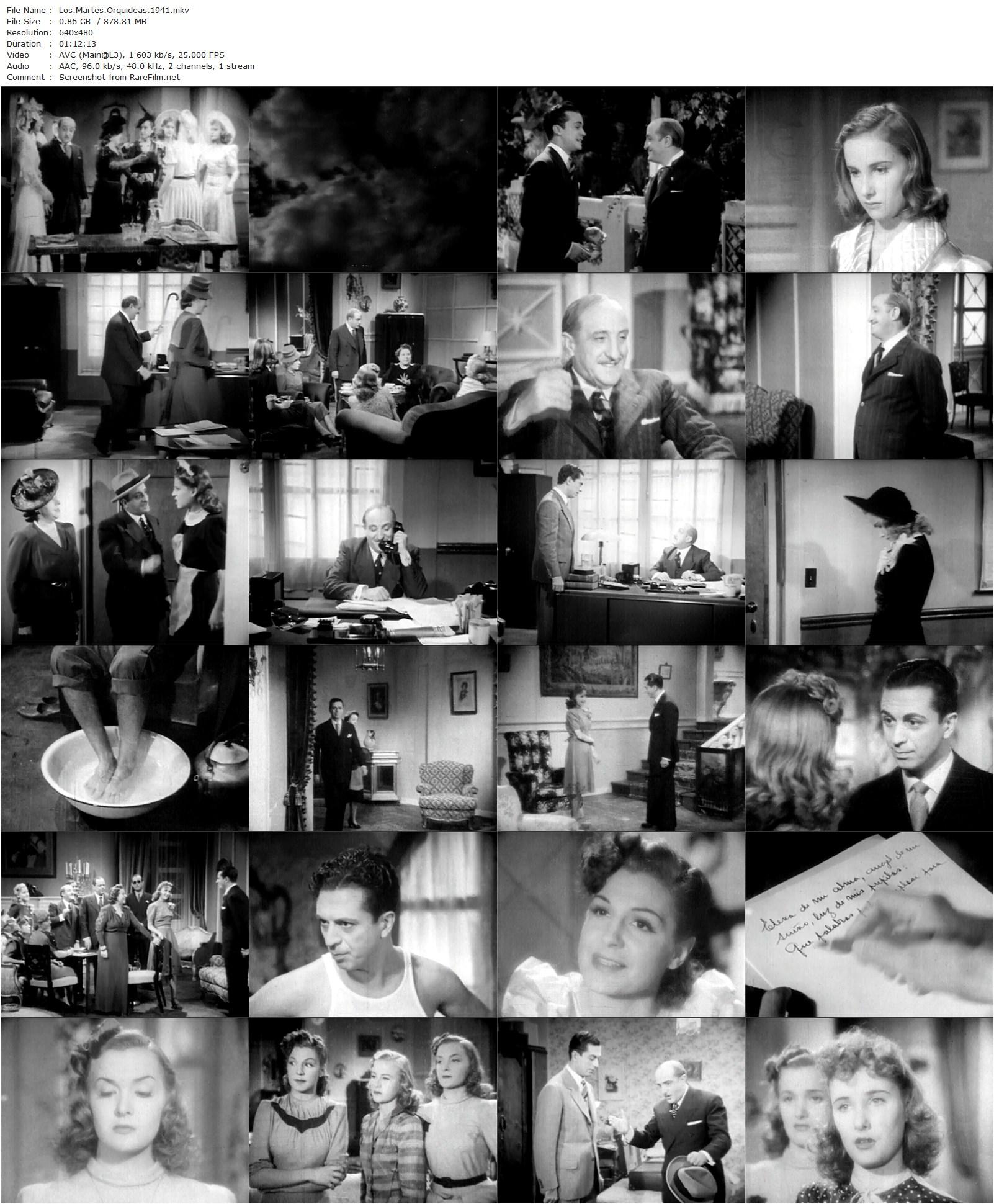 On Tuesdays, Orchids / Los martes orquídeas (1941) Francisco Múgica, Enrique Serrano, Juan Carlos Thorry, Nuri Montsé-poster