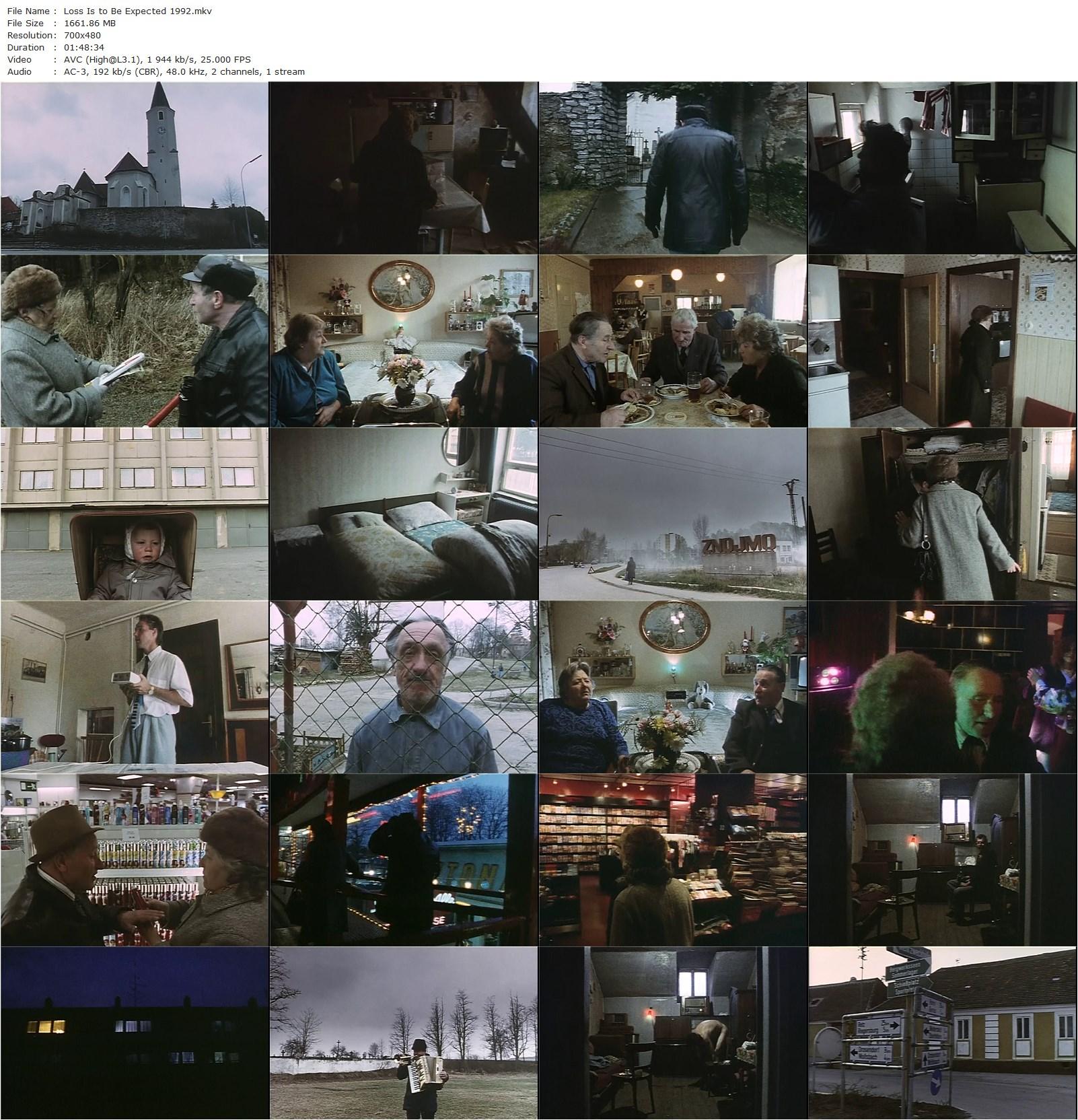 Losses to Be Expected AKA Mit Verlust ist zu rechnen (1992) Ulrich Seidl, Paula Hutterová, Vladimir Kundrát, Rusena Machaloyá-poster