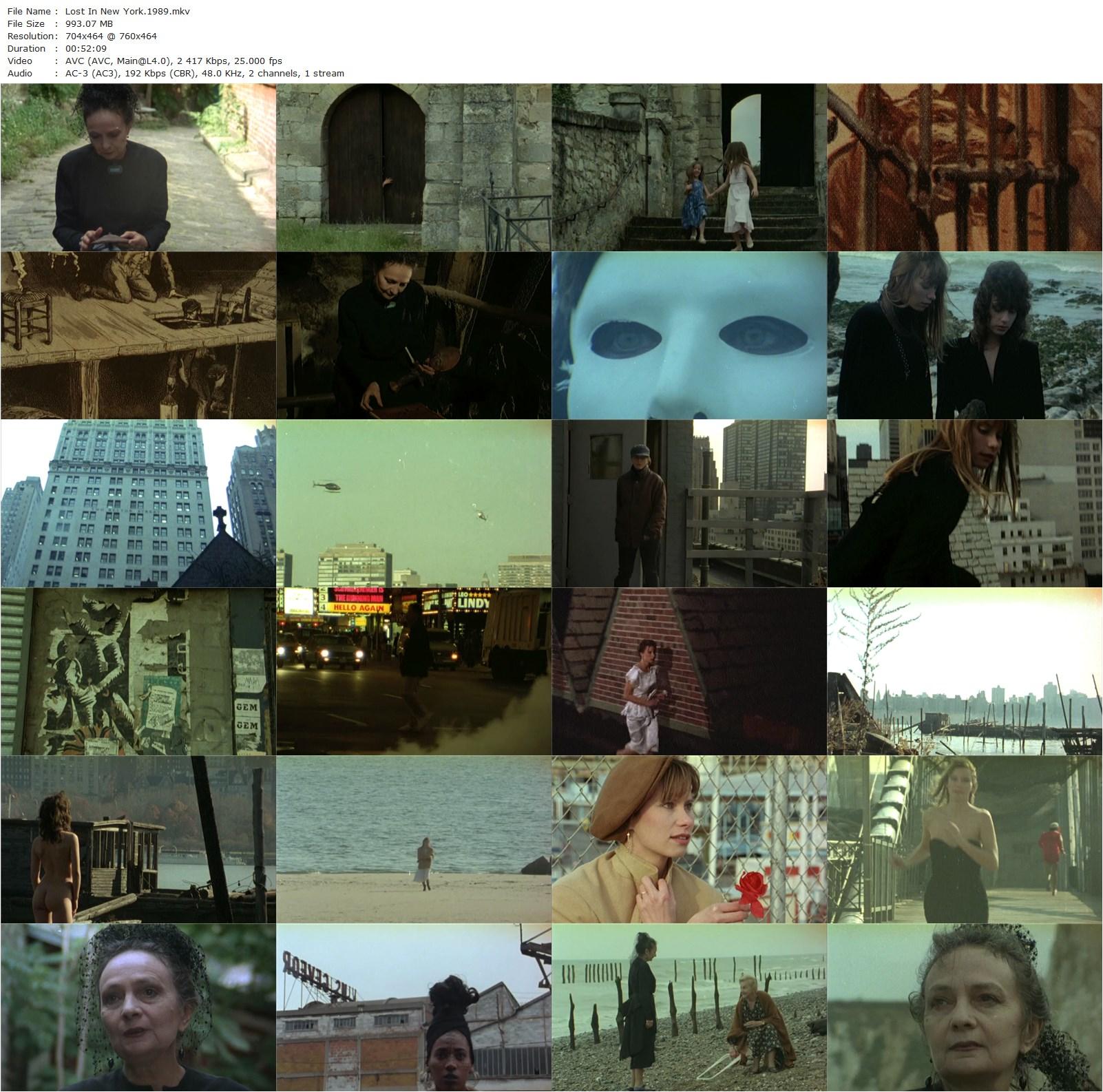 Lost in New York (1989) Jean Rollin, Adeline Abitbol, Funny Abitbol, Catherine Herengt-poster