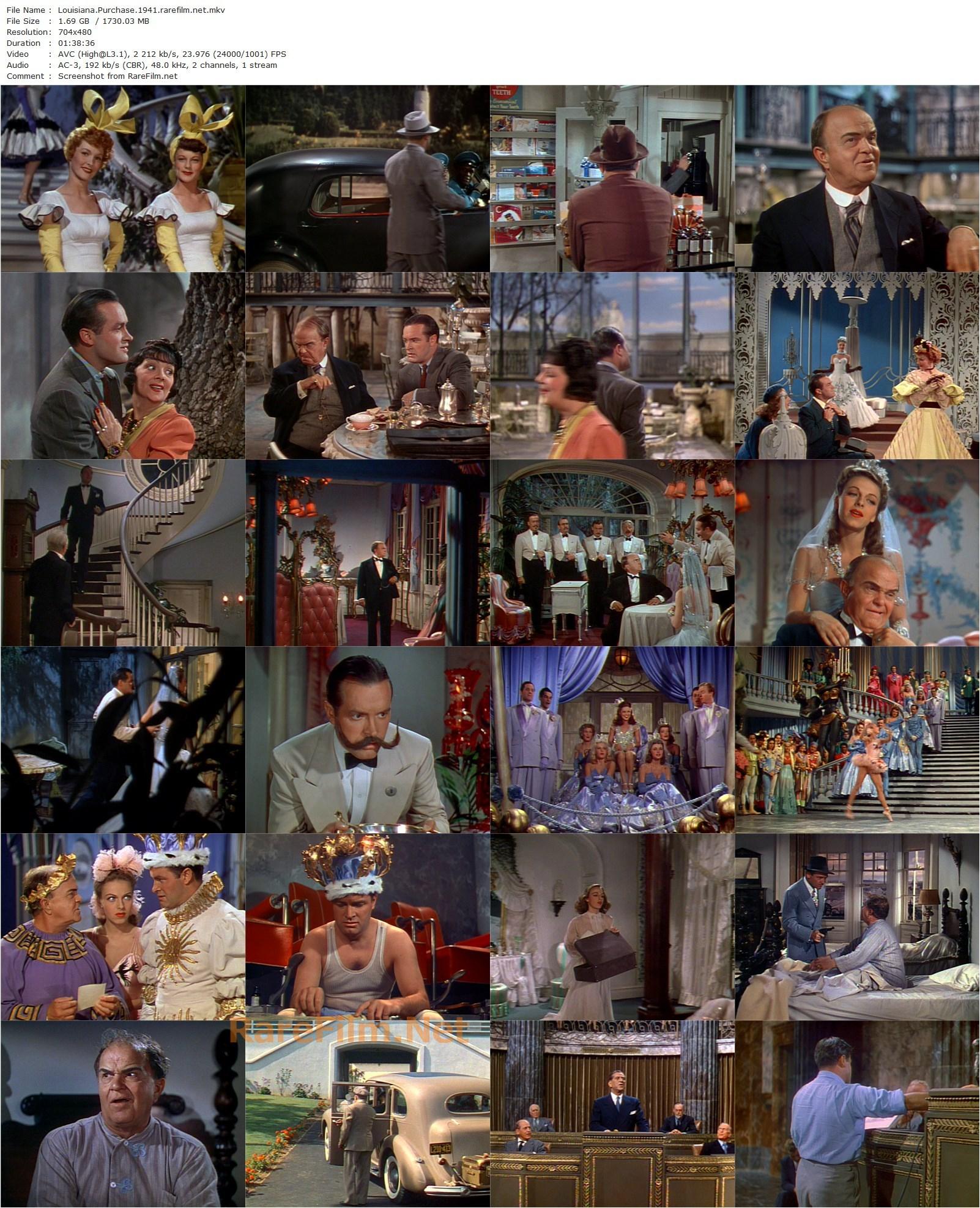 Louisiana Purchase (1941) Irving Cummings, Bob Hope, Vera Zorina, Victor Moore-poster