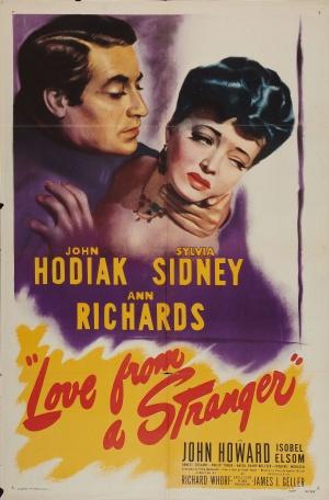 Love From a Stranger (1947) Richard Whorf, John Hodiak, Sylvia Sidney, Ann Richards