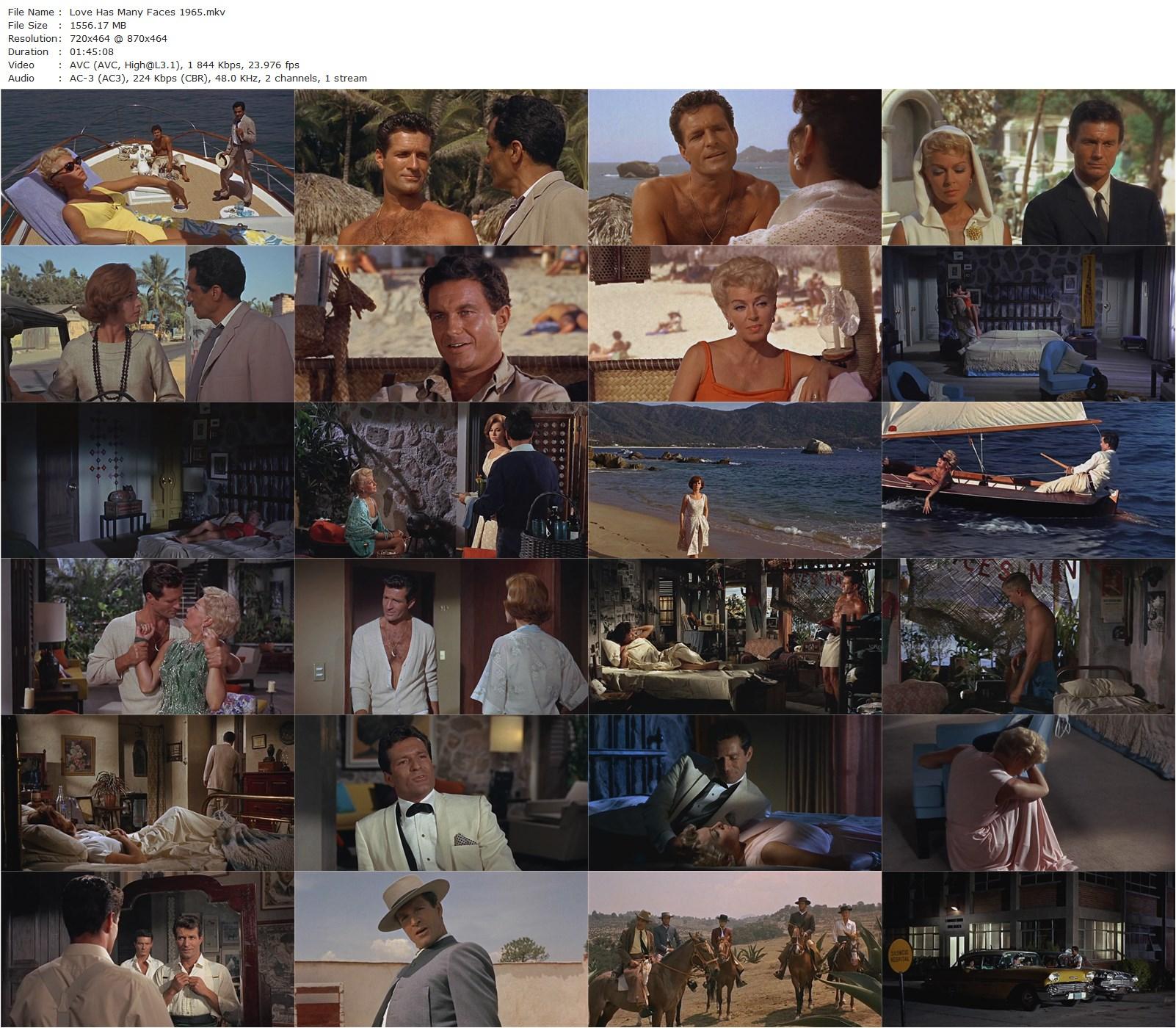 Love Has Many Faces (1965) Alexander Singer, Lana Turner, Cliff Robertson, Hugh O’Brian-poster