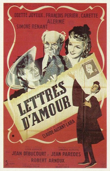 Love Letters (1942) Claude Autant-Lara, Odette Joyeux, François Périer, Simone Renant