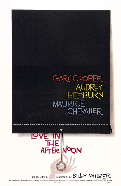 Love in the Afternoon (1957) Billy Wilder, Gary Cooper, Audrey Hepburn, Maurice Chevalier