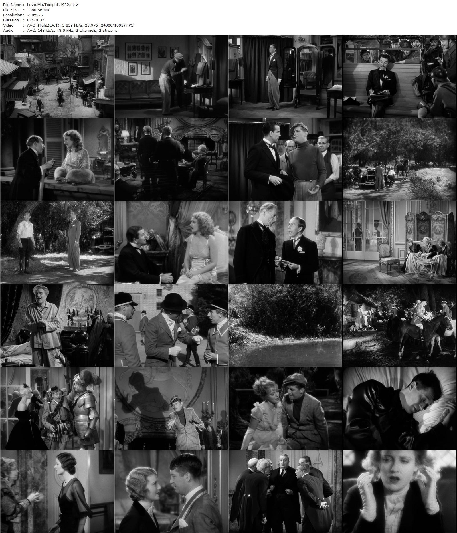 Love Me Tonight (1932) Rouben Mamoulian, Maurice Chevalier, Jeanette MacDonald, Charles Ruggles-poster