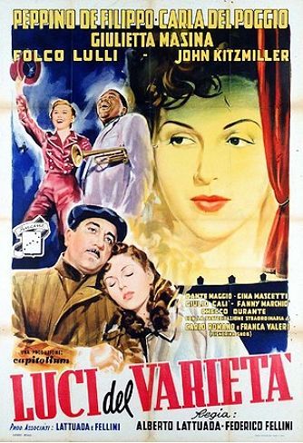 Luci del varietà / Variety Lights (1950) Federico Fellini, Alberto Lattuada, Peppino De Filippo, Carla Del Poggio, Giulietta Masina