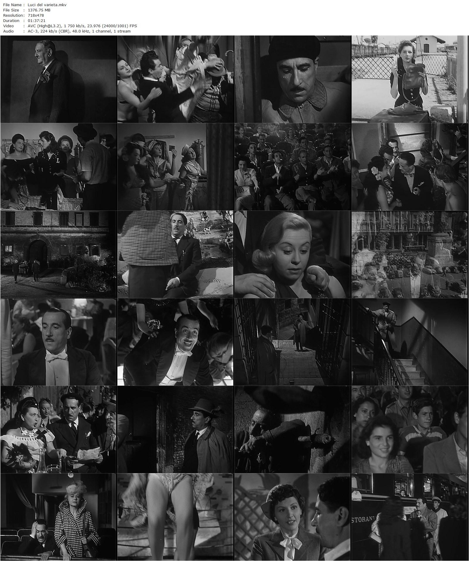 Luci del varietà / Variety Lights (1950) Federico Fellini, Alberto Lattuada, Peppino De Filippo, Carla Del Poggio, Giulietta Masina-poster