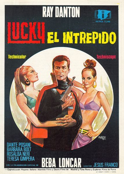 Lucky the Inscrutable (1967) Jesús Franco, Ray Danton, Barbara Bold, Dante Posani