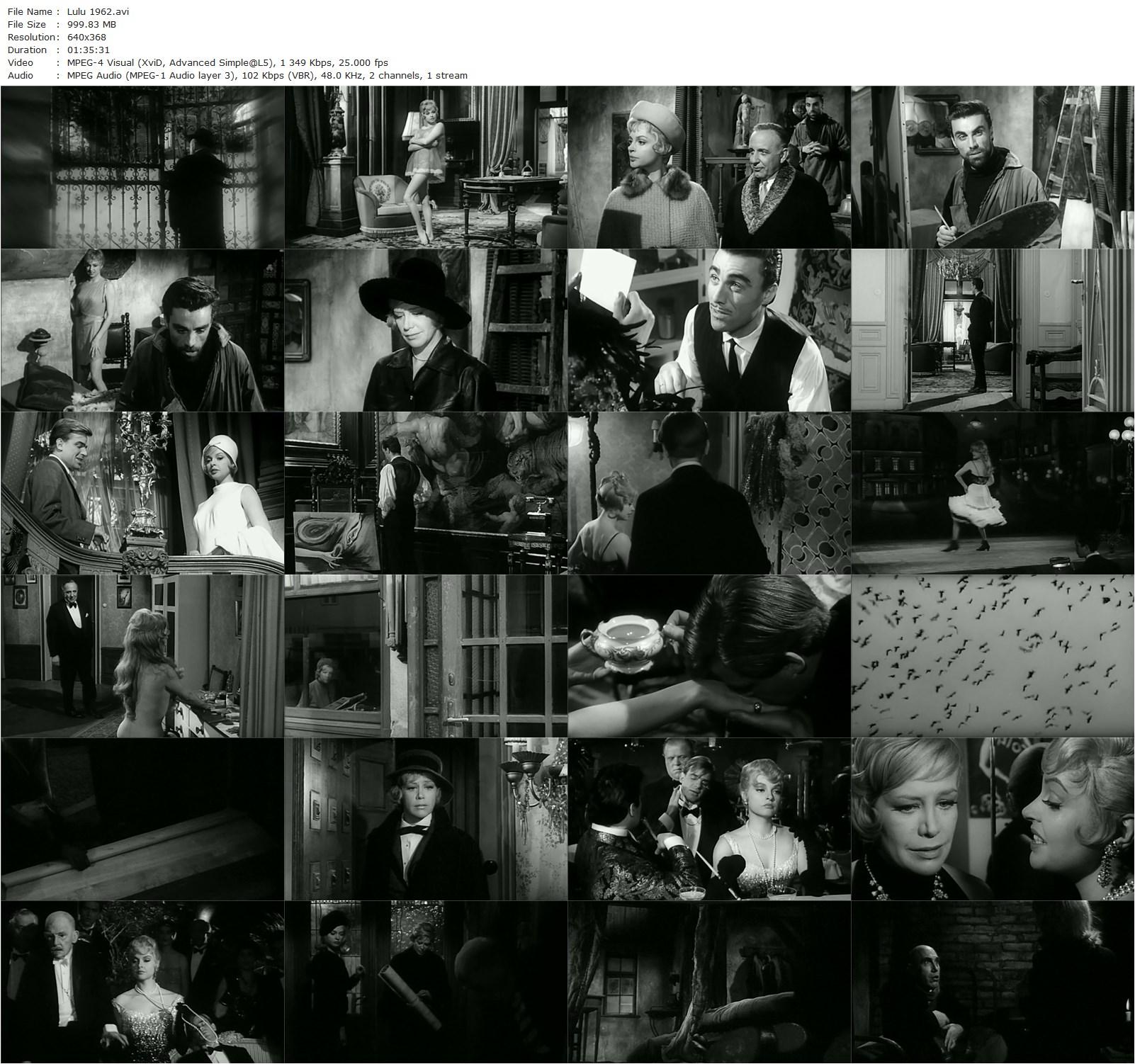 Lulu (1962) Rolf Thiele, Nadja Tiller, O.E. Hasse, Hildegard Knef-poster