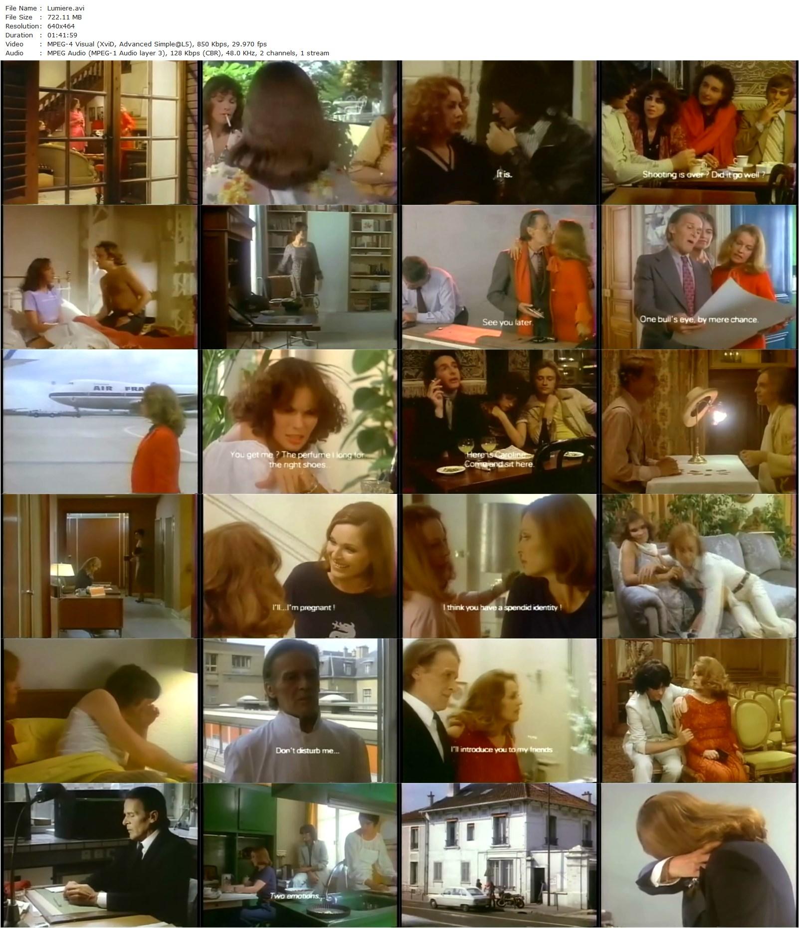 Lumiere (1976) Jeanne Moreau, Lucia Bosé, Francine Racette, Caroline Cartier-poster