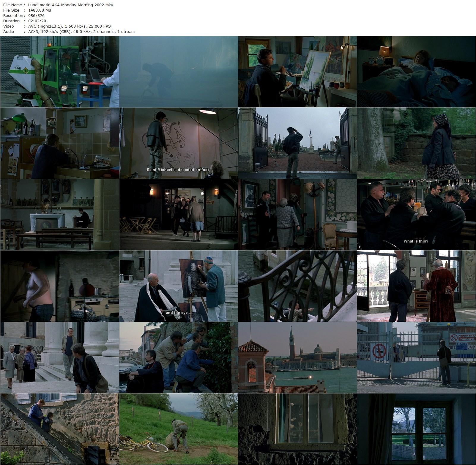 Monday Morning AKA Lundi matin (2002) Otar Iosseliani, Jacques Bidou, Anne Kravz-Tarnavsky, Narda Blanchet-poster