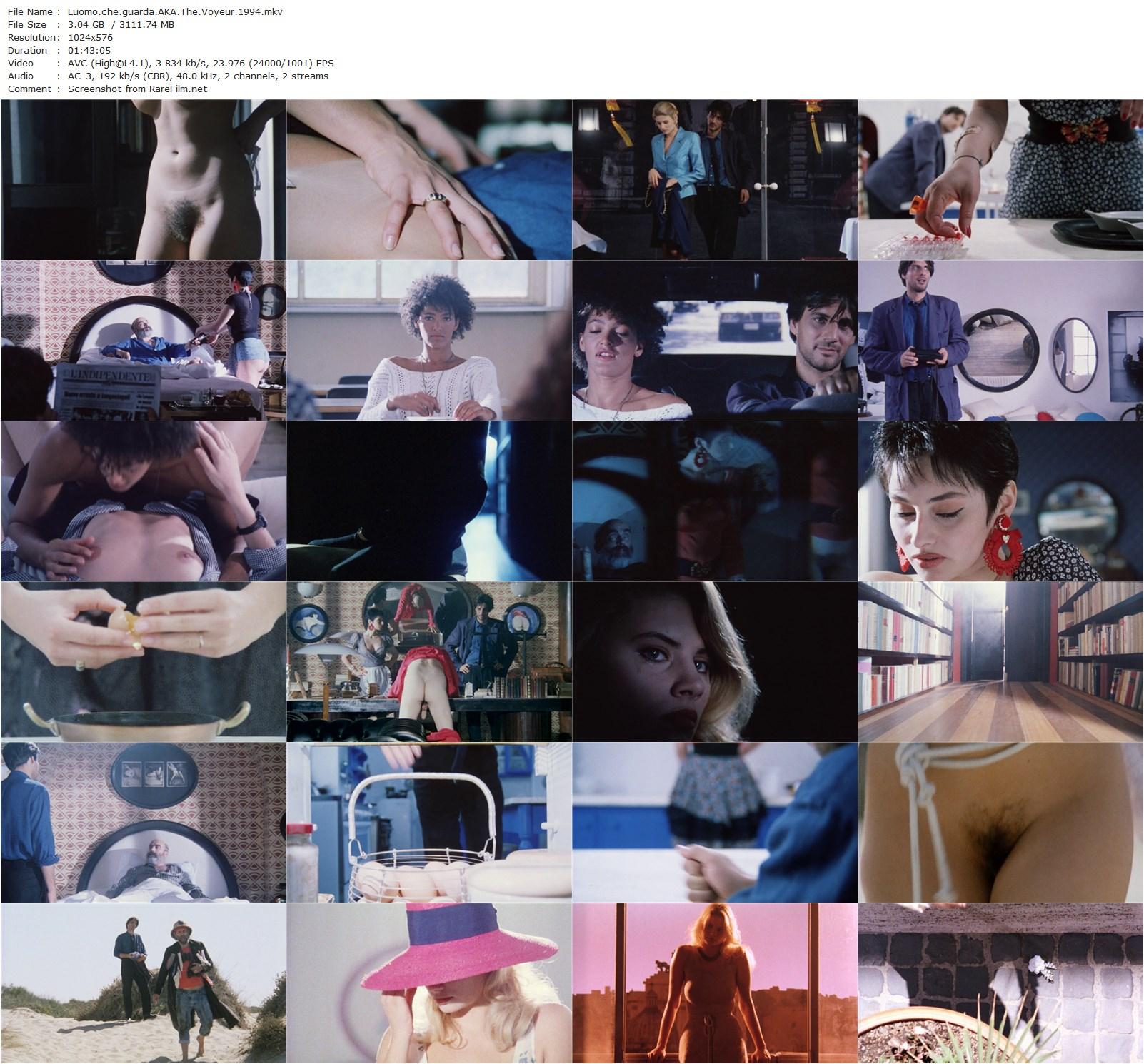 The Voyeur / L’uomo che guarda (1994) Tinto Brass, Katarina Vasilissa, Francesco Casale, Cristina Garavaglia-poster