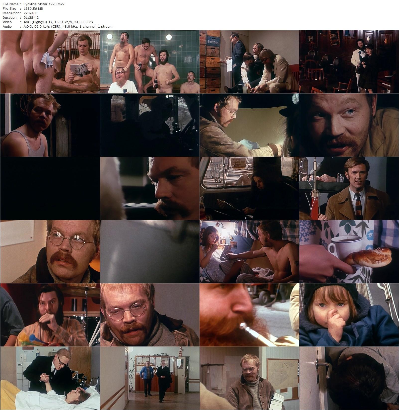 Blushing Charlie AKA Lyckliga skitar (1970) Vilgot Sjöman, Bernt Lundquist, Solveig Ternström, Tomas Bolme-poster