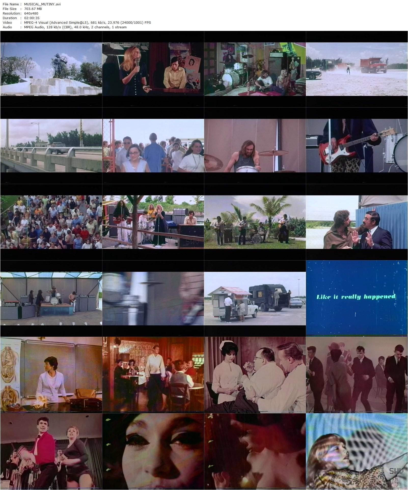 Musical Mutiny (1970) Barry Mahon, Erik Braunn, Ron Bushy, Terri de Sario-poster