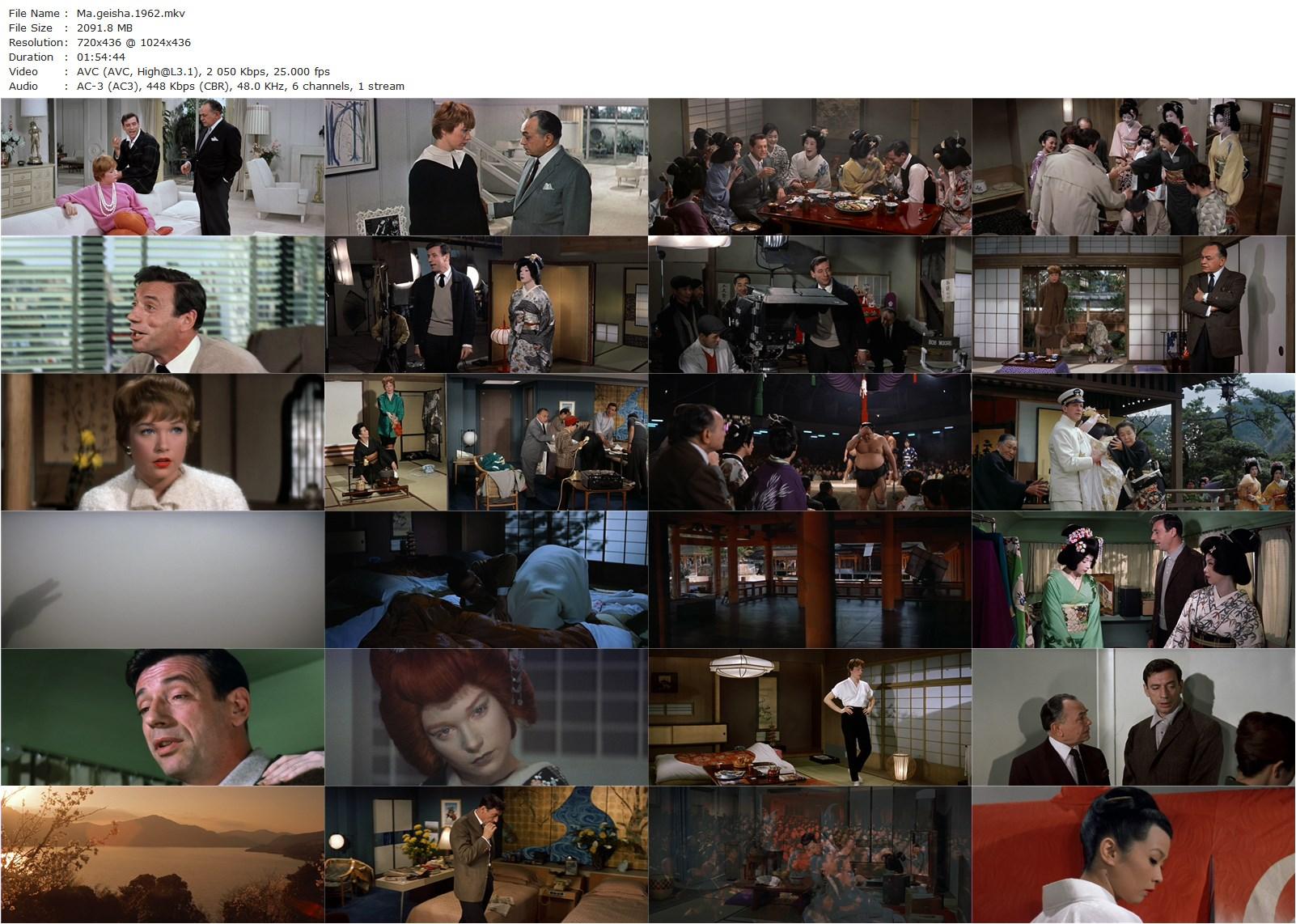 My Geisha (1962) Jack Cardiff, Shirley MacLaine, Yves Montand, Edward G. Robinson-poster