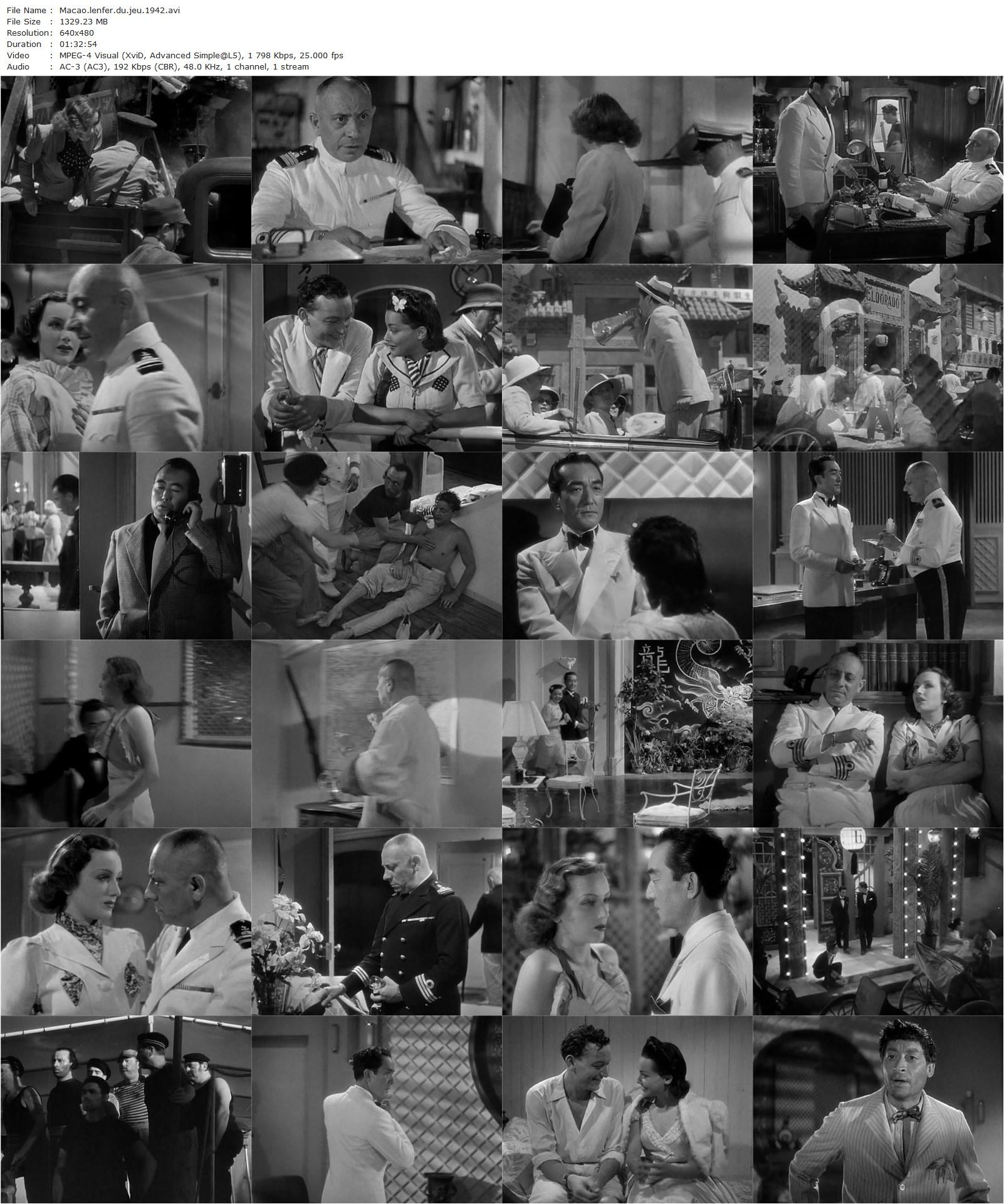 Gambling Hell (1942) Jean Delannoy, Sessue Hayakawa, Mireille Balin, Henri Guisol-poster