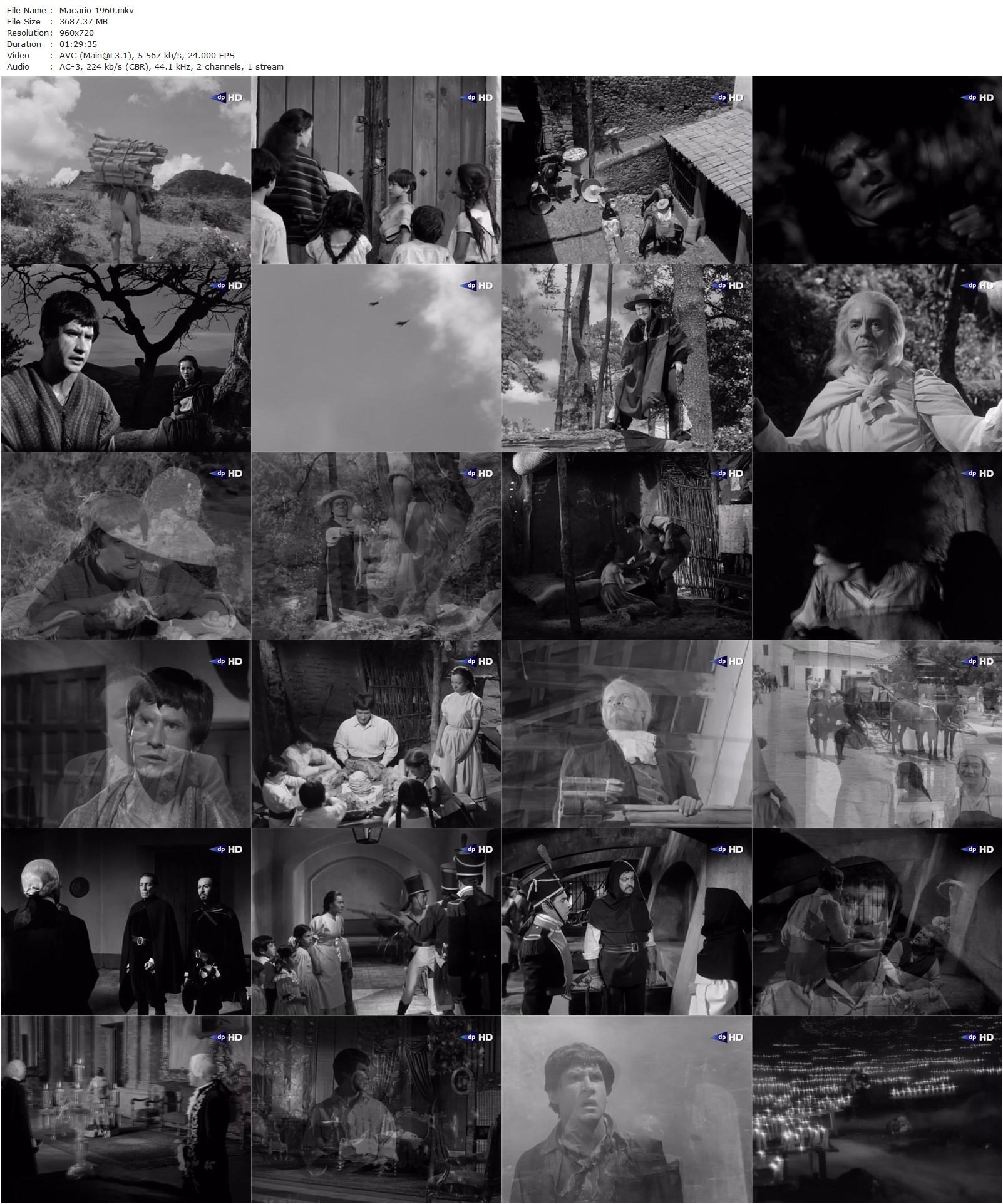 Macario (1960) Roberto Gavaldón, Ignacio López Tarso, Pina Pellicer, Enrique Lucero-poster