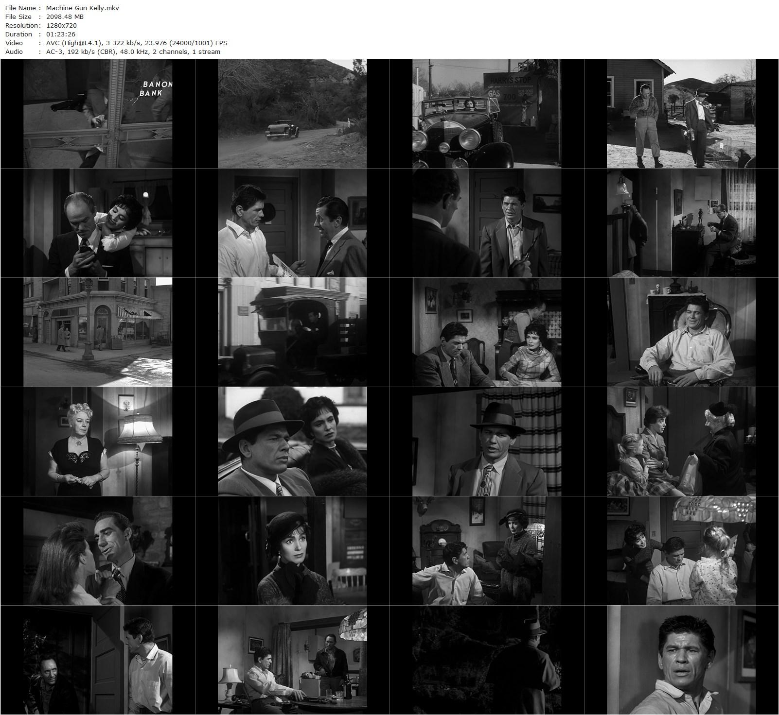 Machine Gun Kelly (1958) Roger Corman, Charles Bronson, Susan Cabot, Morey Amsterdam-poster