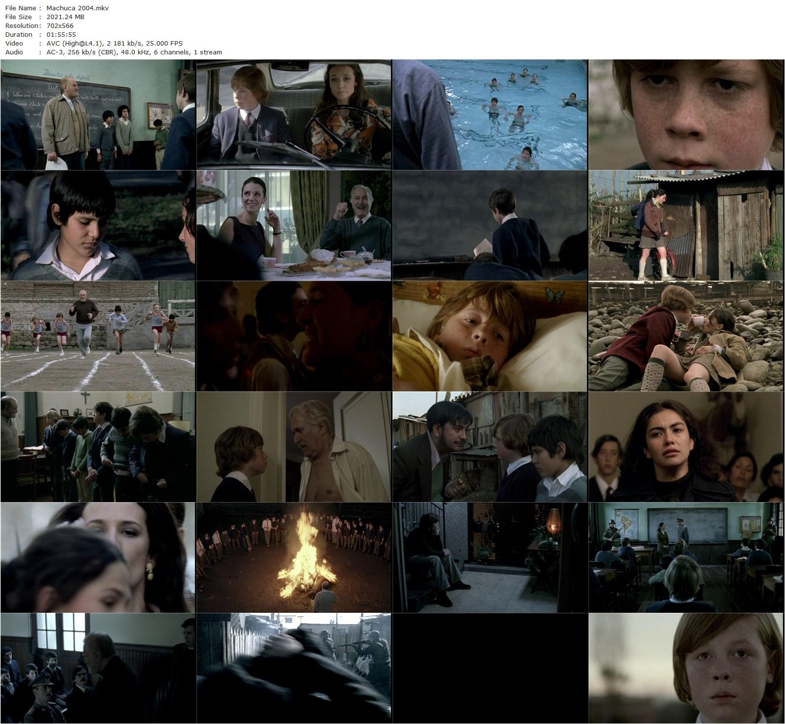 Machuca (2004) Andrés Wood, Matías Quer, Ariel Mateluna, Manuela Martelli-poster