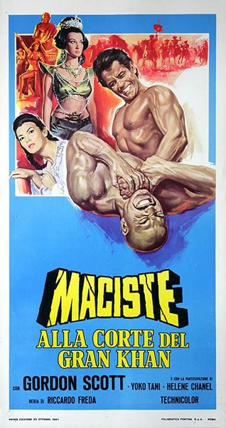 Maciste alla corte del Gran Khan (1961) Riccardo Freda, Gordon Scott, Yôko Tani, Hélène Chanel