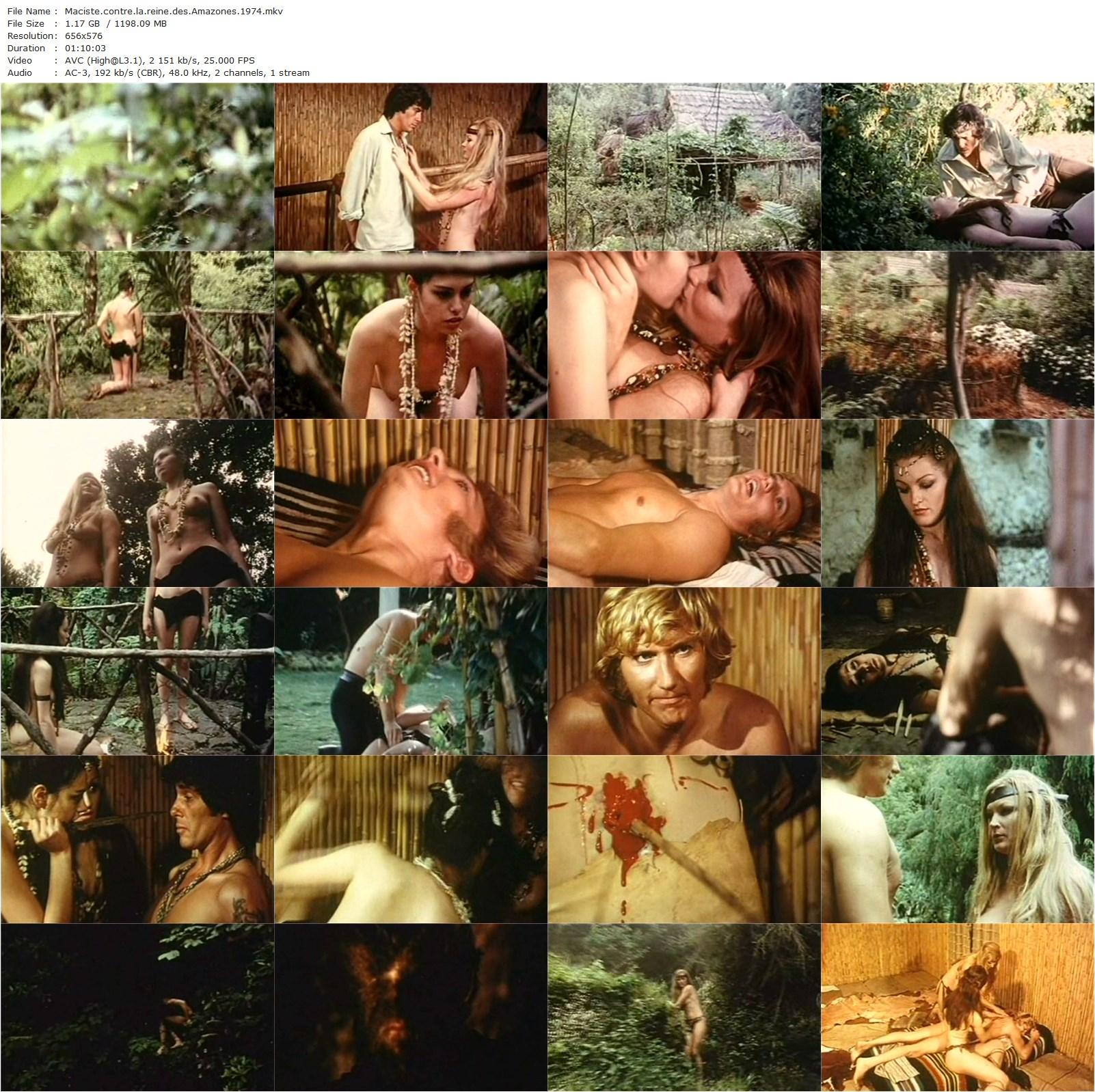 The Lustful Amazons AKA Maciste contre la reine des Amazones (1974) Jesús Franco, Wal Davis, Alice Arno, Robert Woods-poster