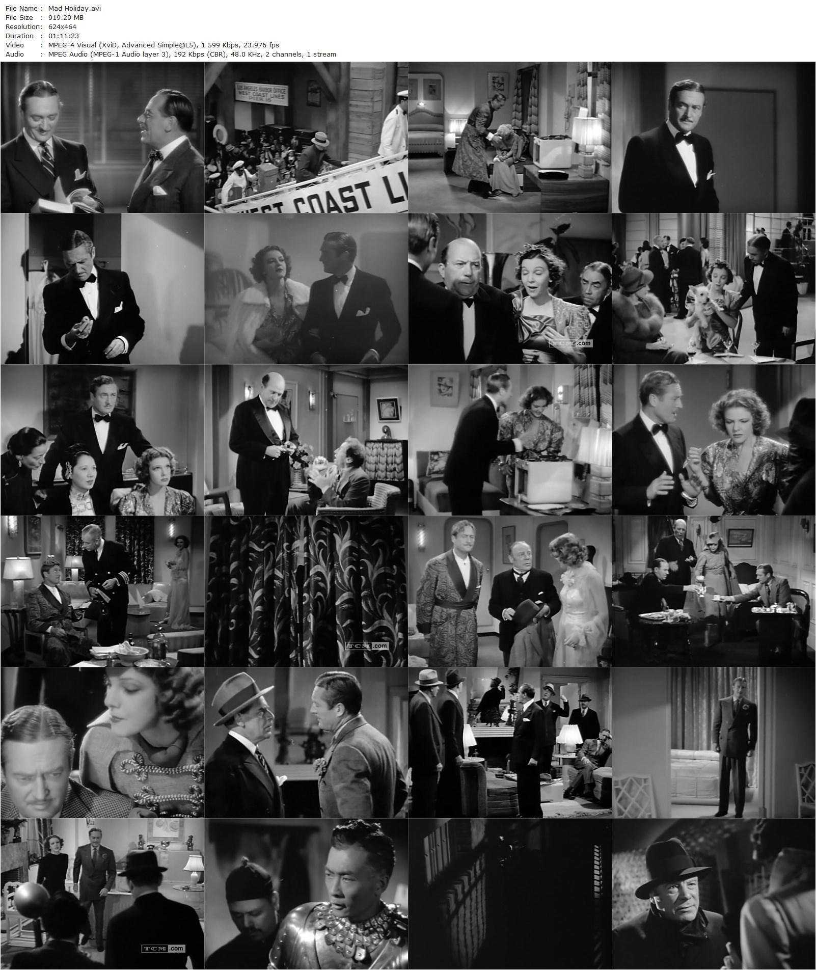 Mad Holiday (1936) George B. Seitz, Edmund Lowe-poster