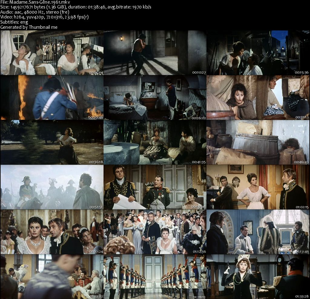 Madame Sans Gêne / Madame (1961) Christian-Jaque, Sophia Loren, Robert Hossein, Renaud Mary, Comedy, Drama, Romance, War-poster