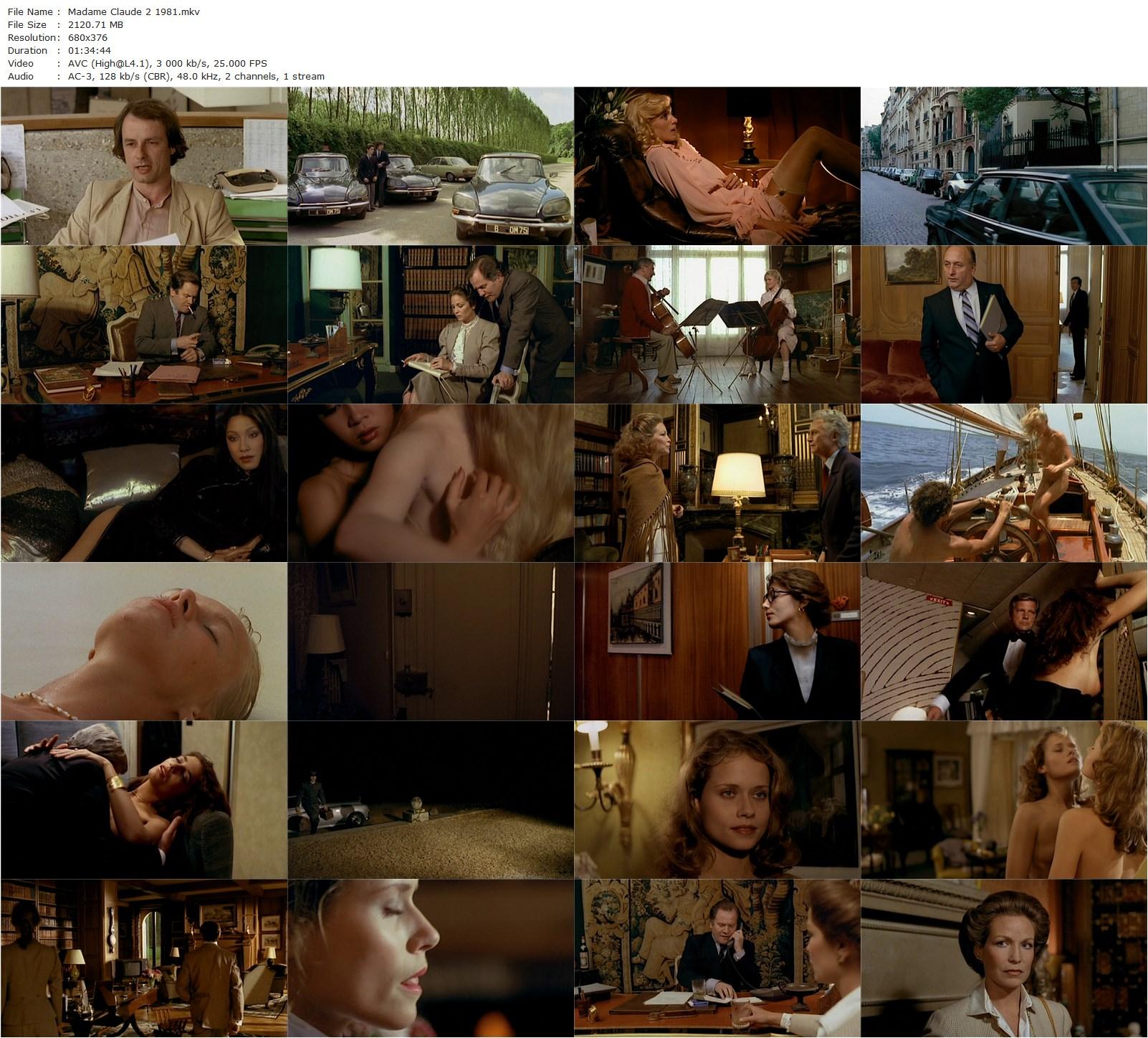 Intimate Moments AKA Madame Claude 2 (1981) François Mimet, Alexandra Stewart, Dirke Altevogt, Yanet Cuevas-poster