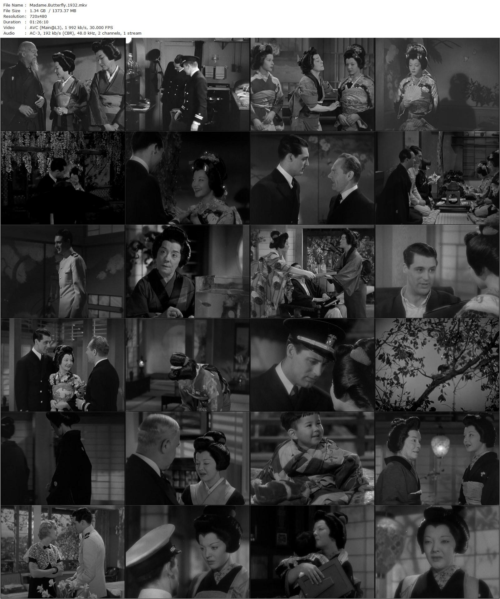 Madame Butterfly (1932) Marion Gering, Sylvia Sidney, Cary Grant, Charles Ruggles-poster