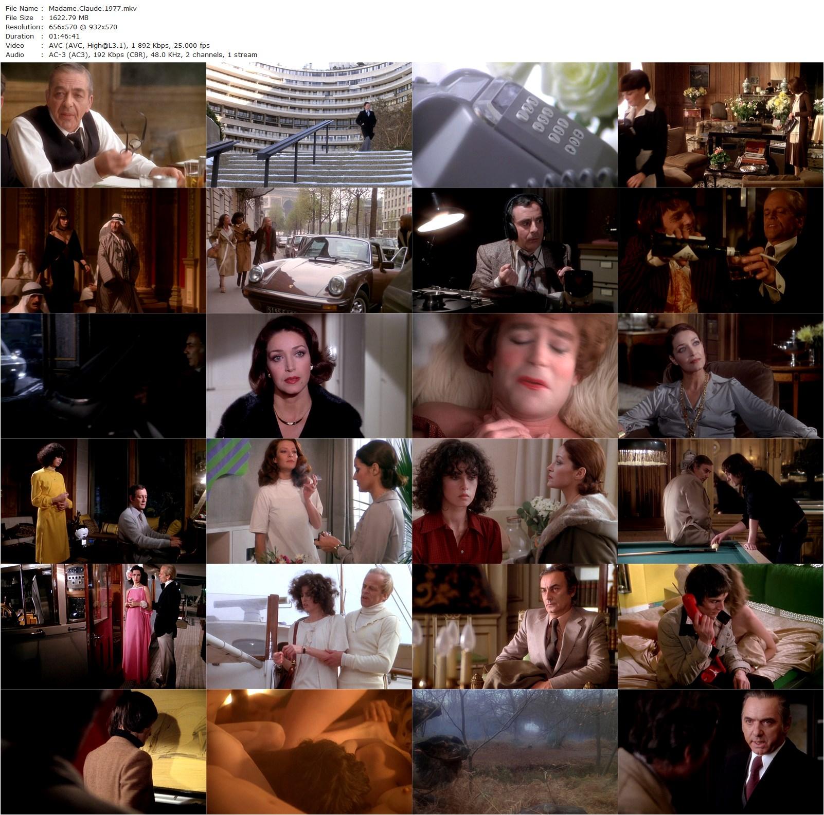 Madame Claude (1977) Just Jaeckin, Françoise Fabian, Dayle Haddon, Murray Head-poster