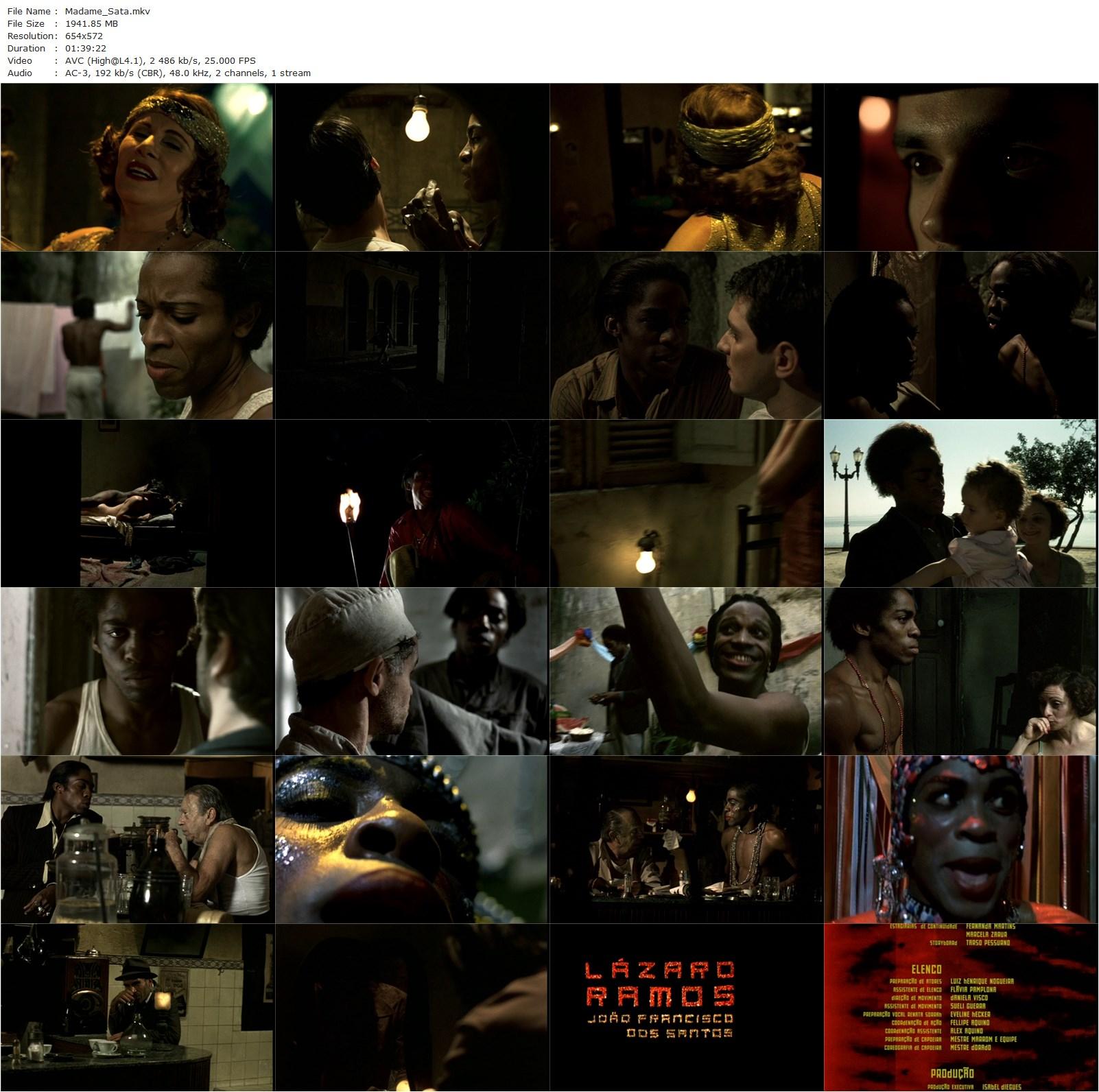 Madame Satã (2002) Karim Aïnouz, Lázaro Ramos, Marcelia Cartaxo, Flavio Bauraqui-poster